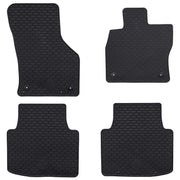 Auto tepih 4 pcs Crna Guma