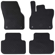 Auto tepih 4 pcs Crna prikladno za Audi Q3 2019-2025 Guma