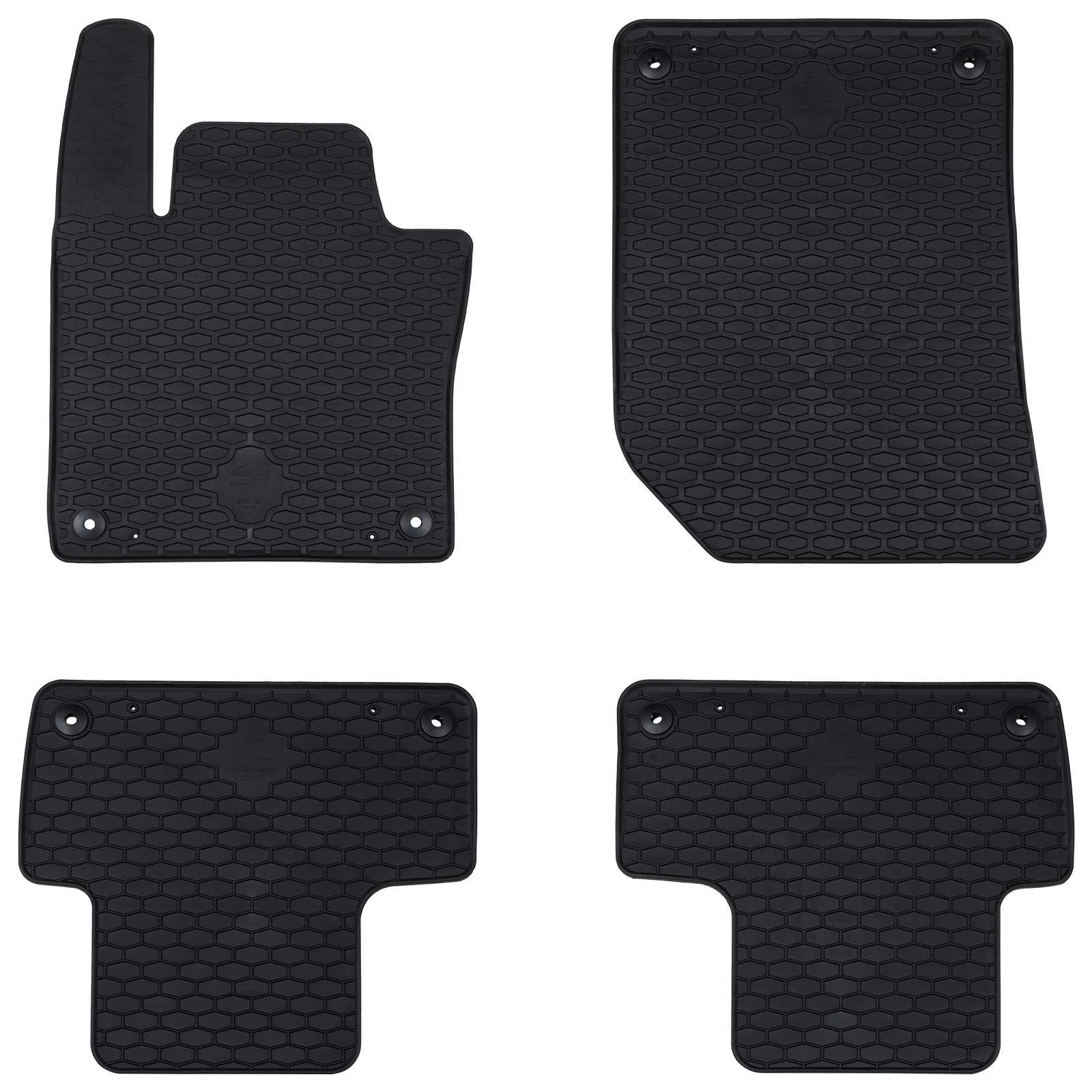 Auto tepih 4 pcs Crna prikladno za Volvo XC60 2018- Guma