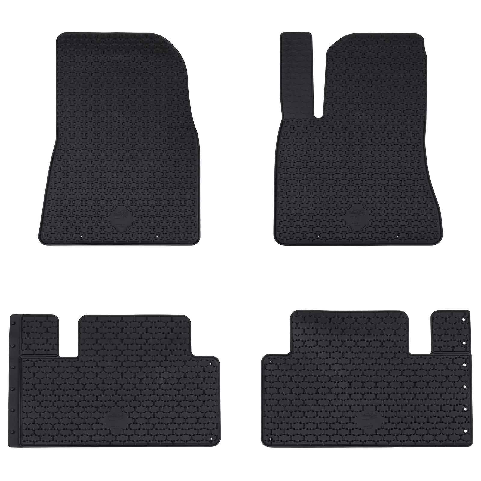Auto tepih 4 pcs Crna prikladno za Tesla MODEL 3 2017- 4D Aft