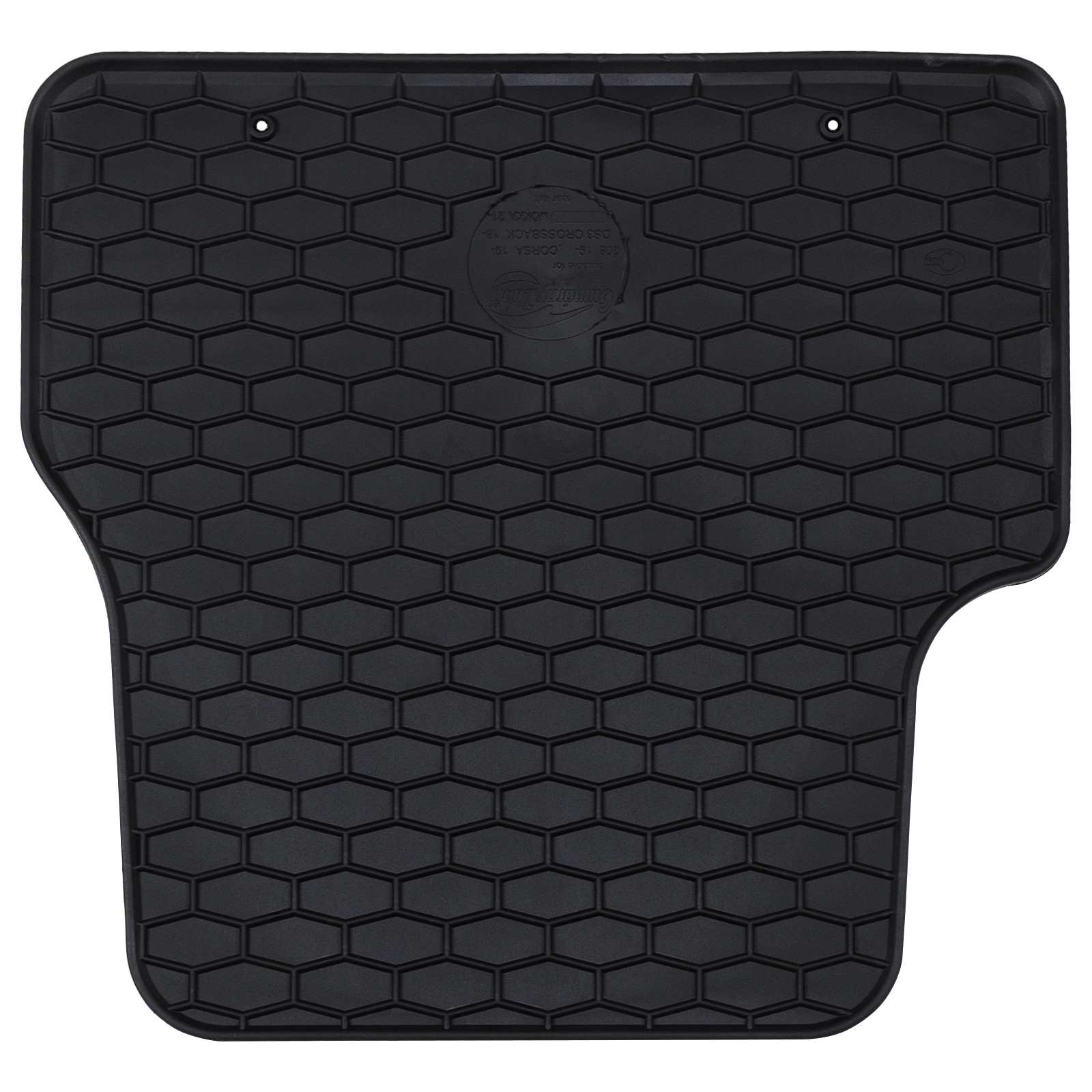 Auto tepih 4 pcs Crna prikladno za DS3 2019- Guma