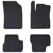 Auto tepih 4 pcs Crna prikladno za C3 2017-2024 Guma