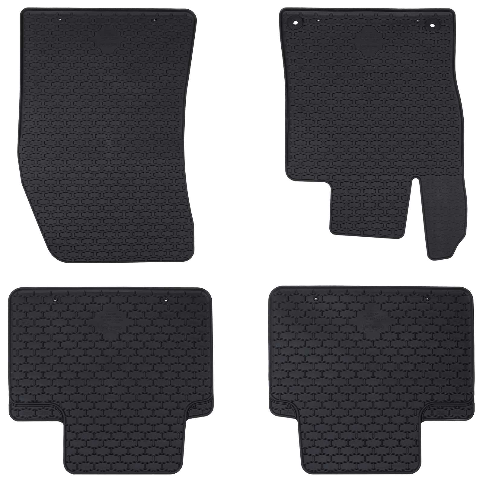 Auto tepih 4 pcs Crna prikladno za 308 SW 2021- Guma