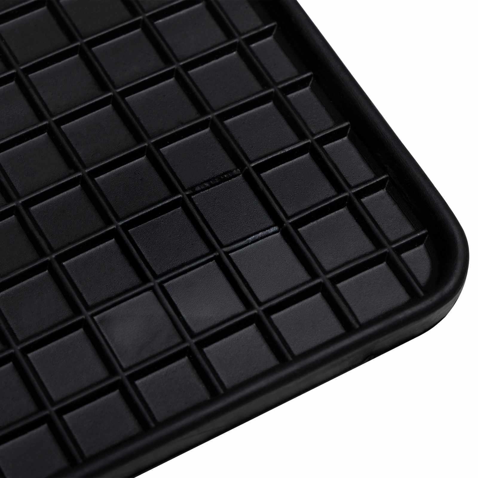 Auto tepih 4 pcs Crna prikladno za i30 LIMUZINU 2007-2011 Guma