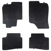 Auto tepih 4 pcs Crna prikladno za i30 LIMUZINU 2007-2011 Guma