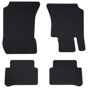 Auto tepih 4 pcs Crna prikladno za MERCEDES E 2009-2016 Guma