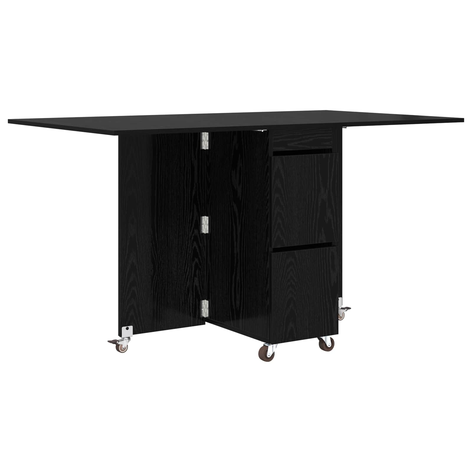 Blagovaonski stol 2 pcs 140 x 80 x 77 cm Konstruirano drvo
