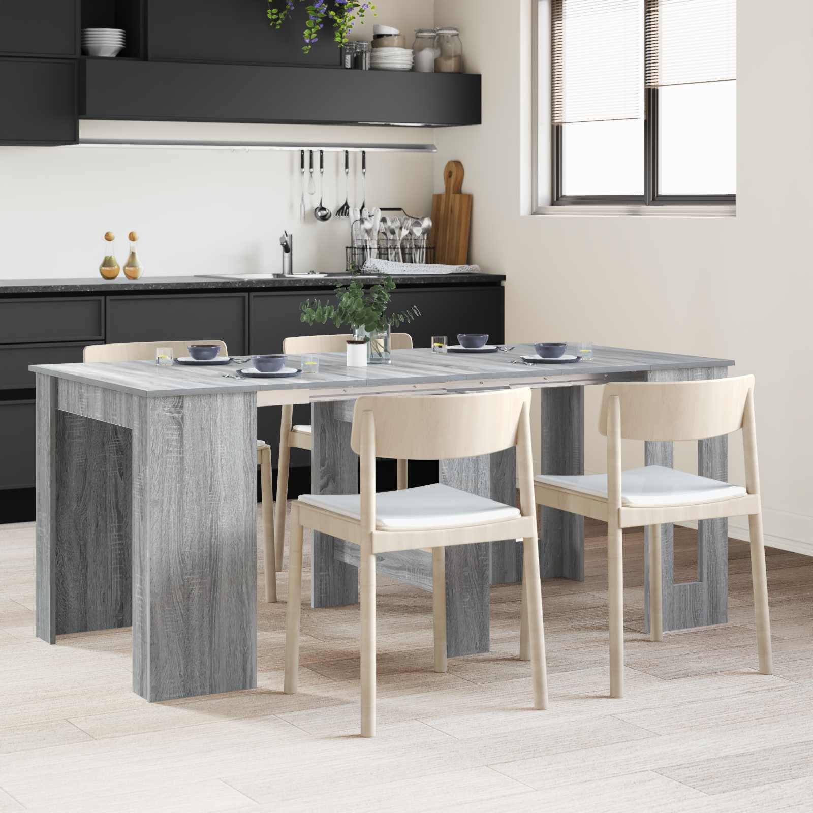 Blagovaonski stol 180 x 85 x 75 cm Konstruirano drvo