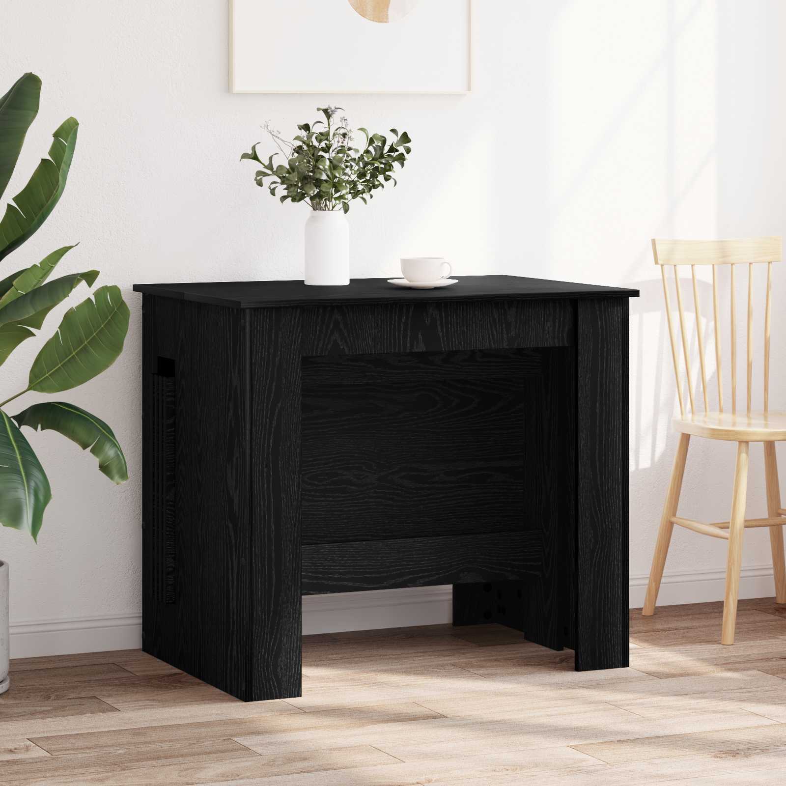 Blagovaonski stol 240 x 85 x 75 cm Konstruirano drvo Crni hrast