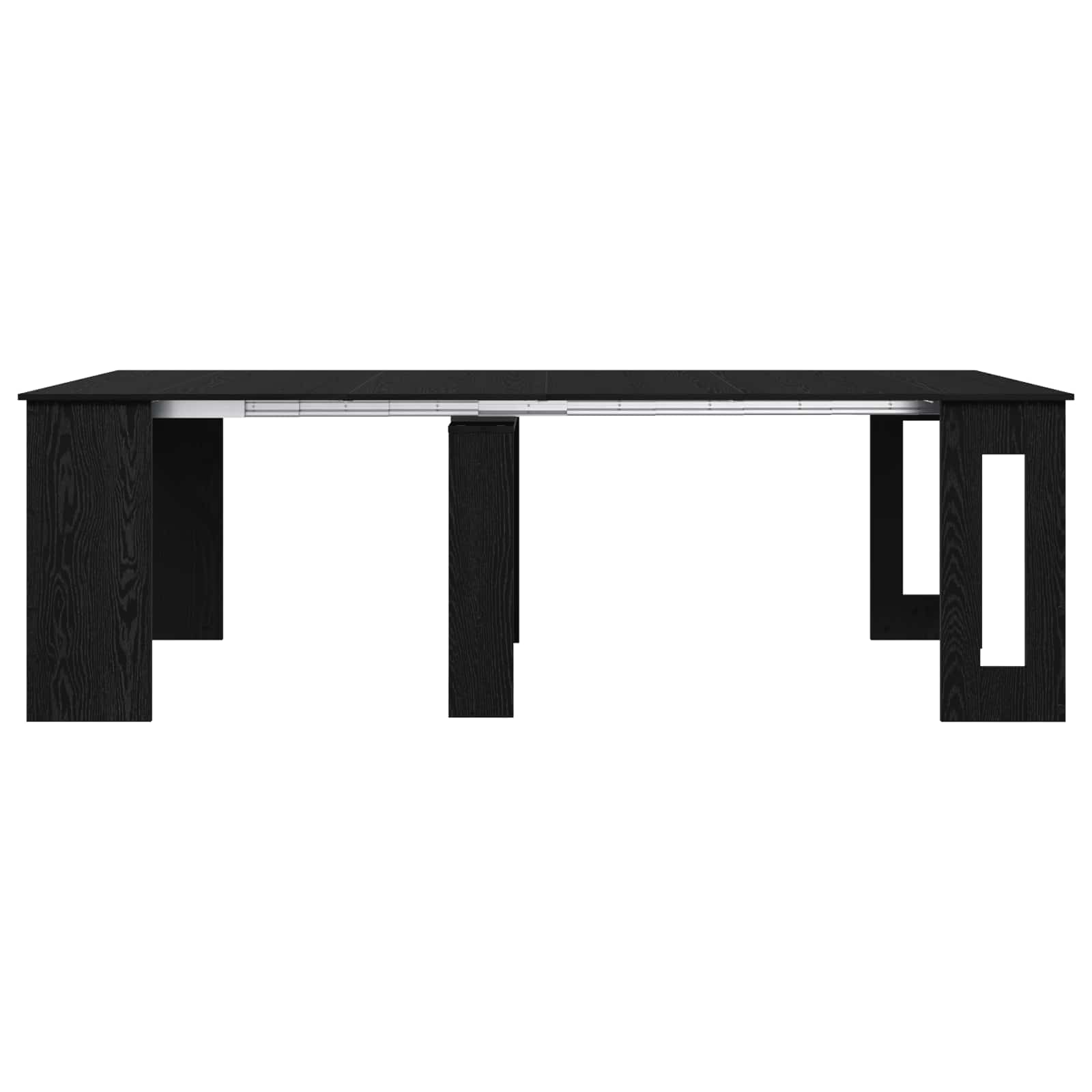 Blagovaonski stol 240 x 85 x 75 cm Konstruirano drvo Crni hrast