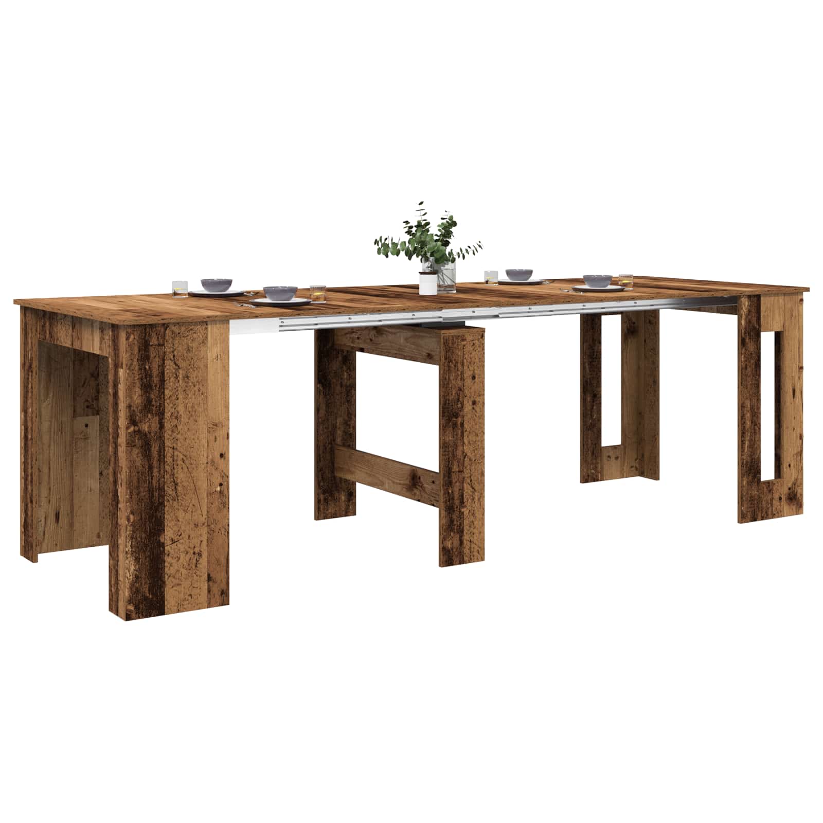 Blagovaonski stol 240 x 85 x 75 cm Konstruirano drvo Staro drvo