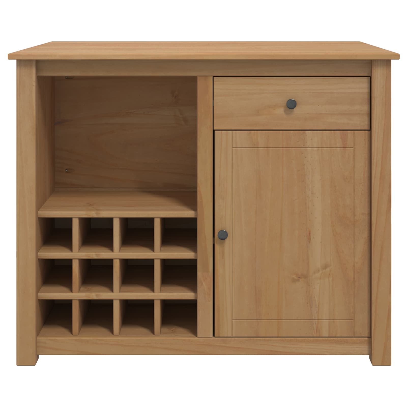 Kuhinjski kolica PANAMA 2 pcs Medeni vosak 112 x 77 x 90 cm
