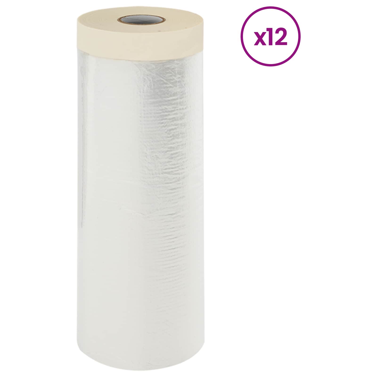 Praškasta plahta s ljepilom 12 pcs 210 x 2000 cm HDPE