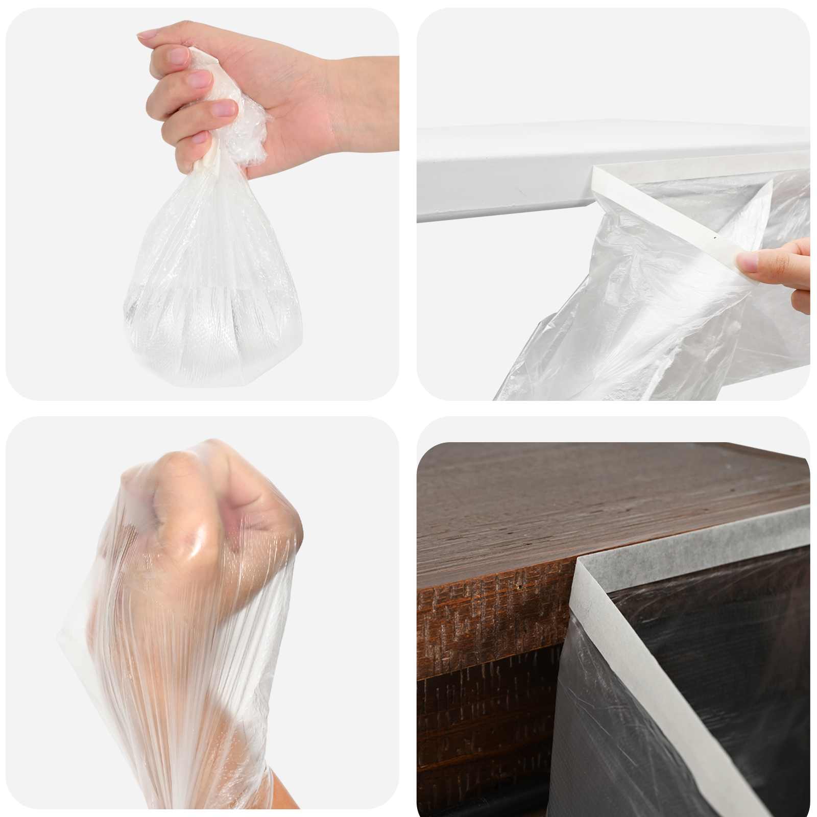 Praškasta plahta s ljepilom 12 pcs 270 x 1600 cm HDPE