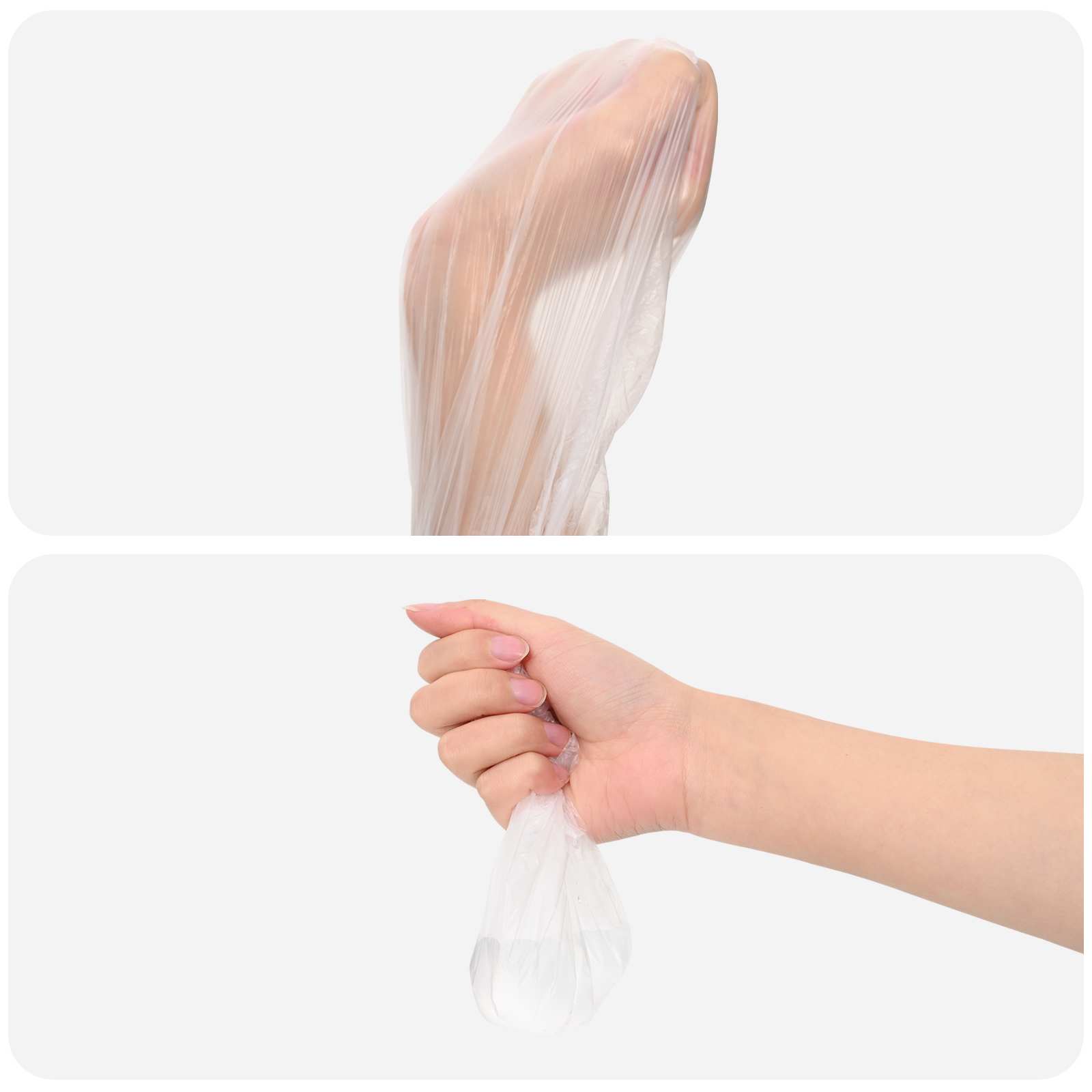 Prašina 6 pcs *Transparent*an 400 x 500 cm HDPE