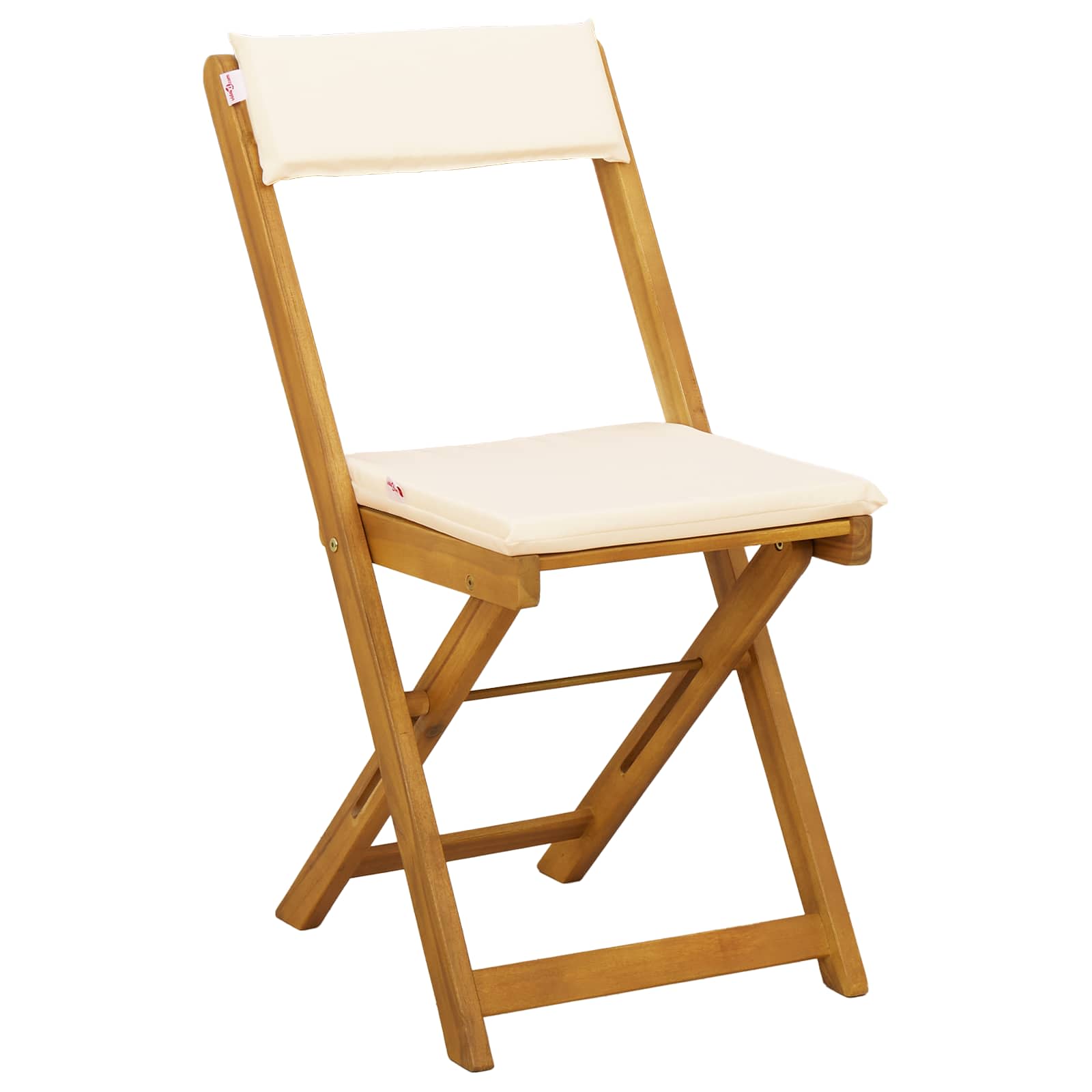 Vanjske bistro stolice 6 pcs Krem bijela 40 x 53 x 80 cm