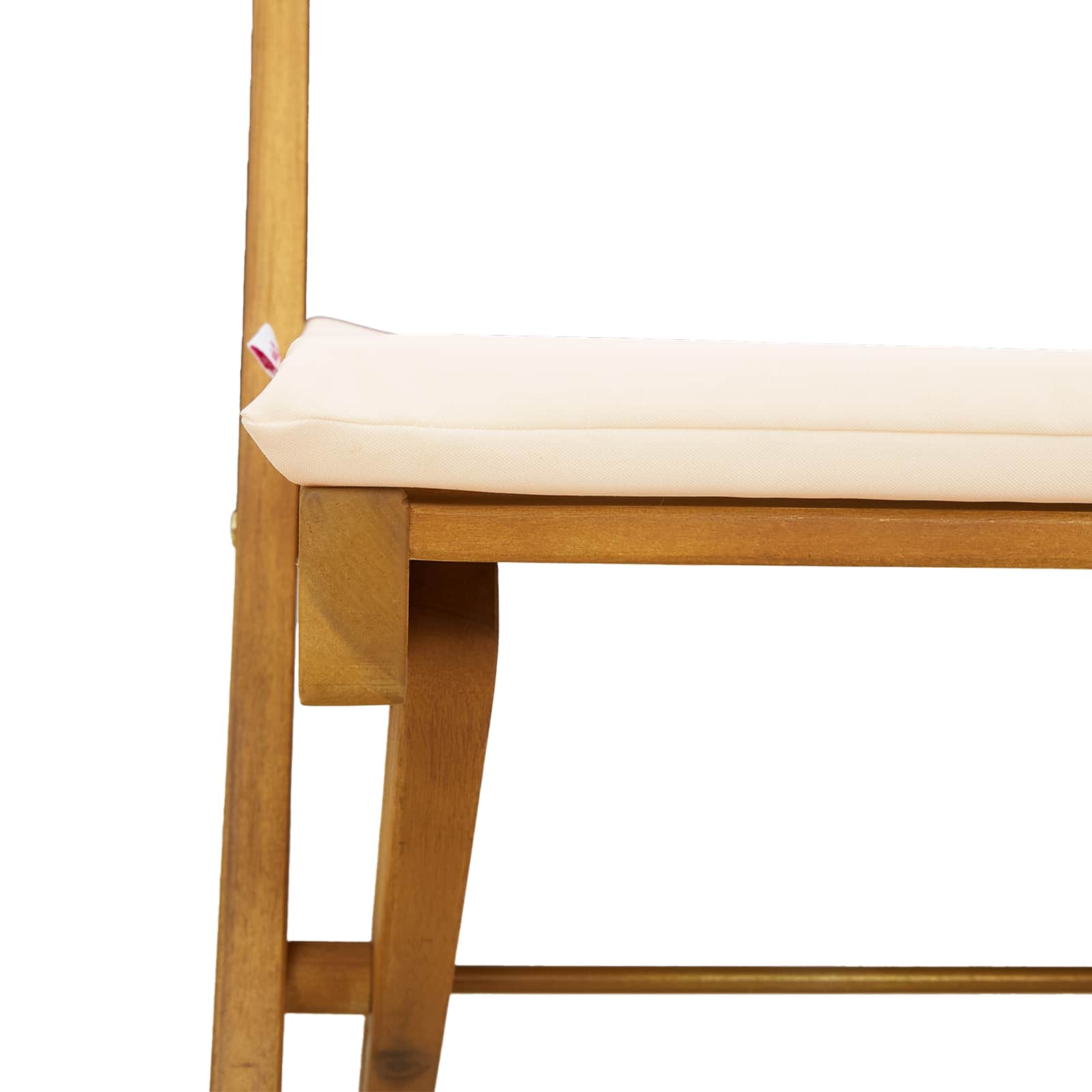 Vanjske bistro stolice 8 pcs Krem bijela 40 x 53 x 80 cm