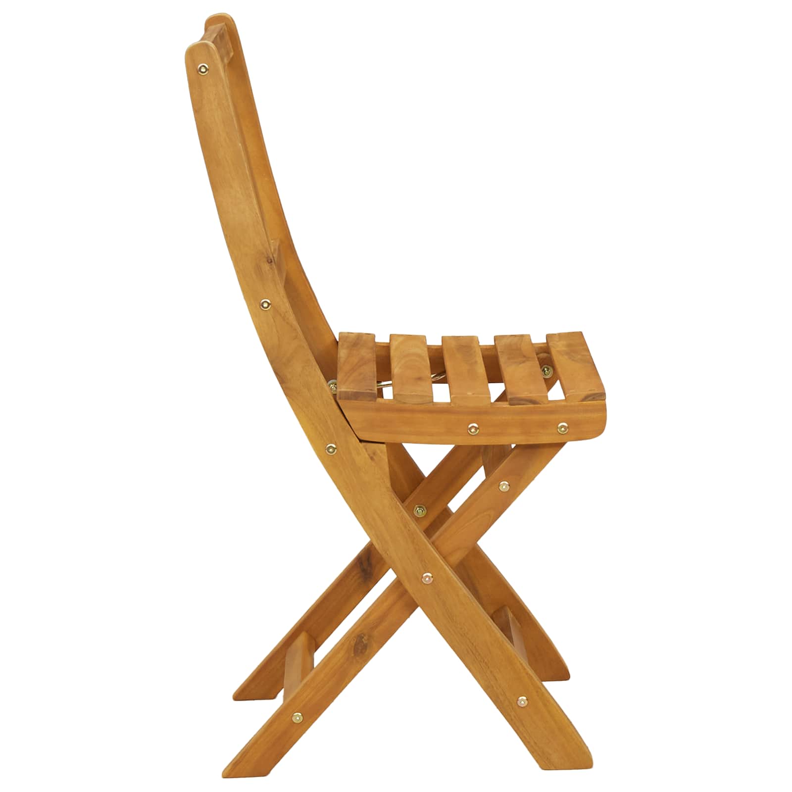 Vanjske bistro stolice 8 pcs Prirodna 40 x 42 x 85 cm