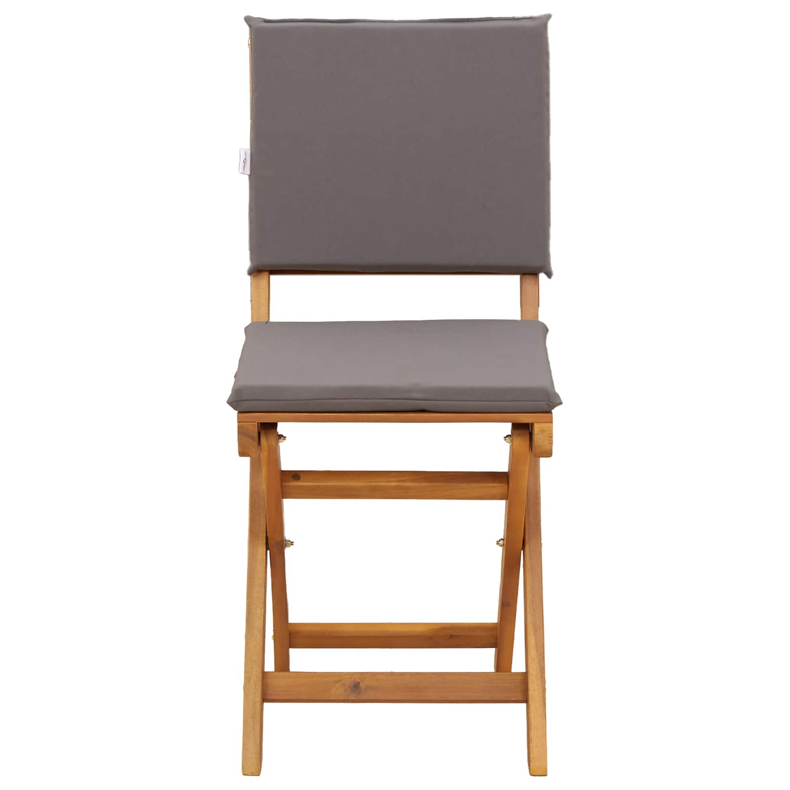 Vanjske bistro stolice 6 pcs Tamnosiva 38 x 46 x 85 cm