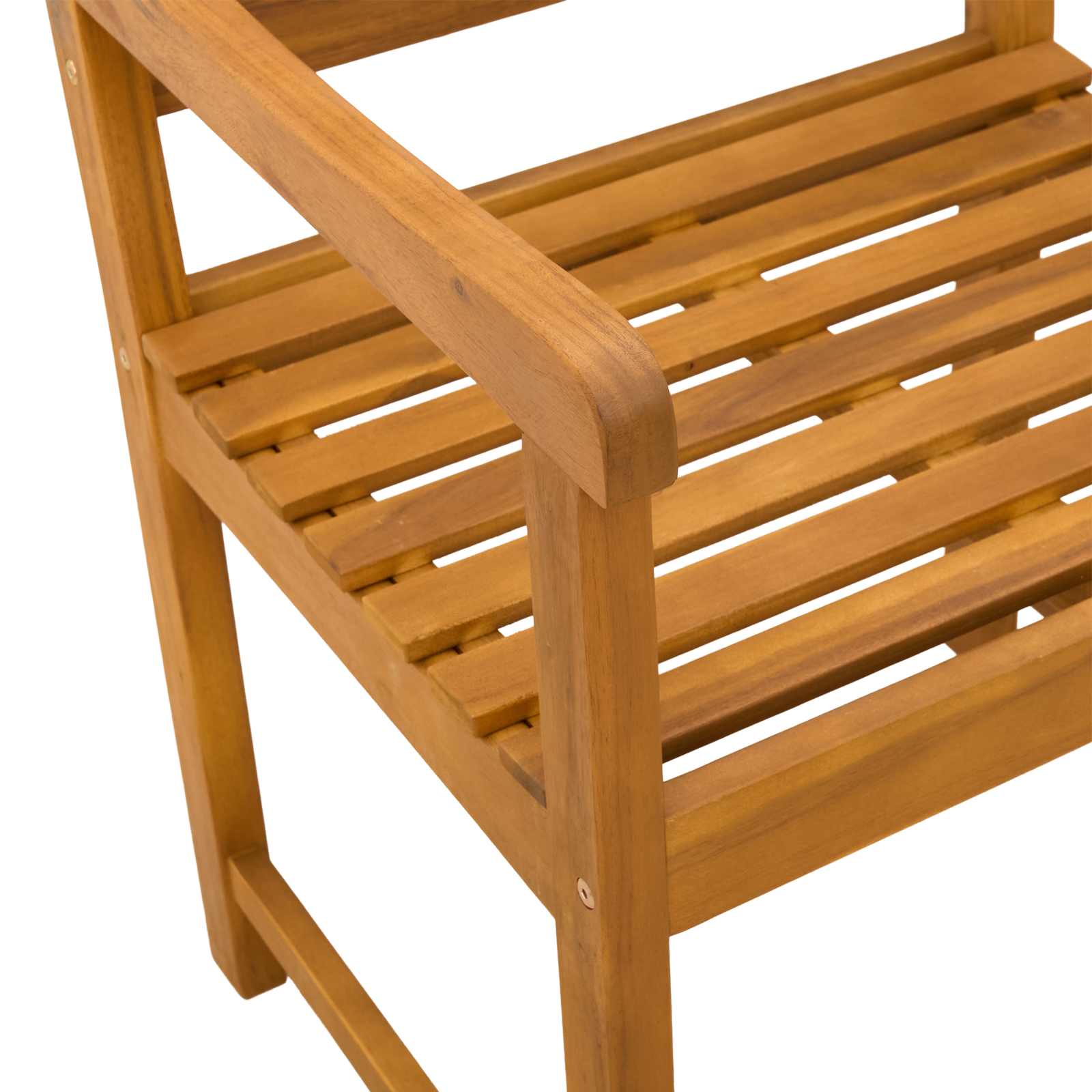 Vanjska klupa 6 pcs Prirodna 56 x 55,5 x 90 cm