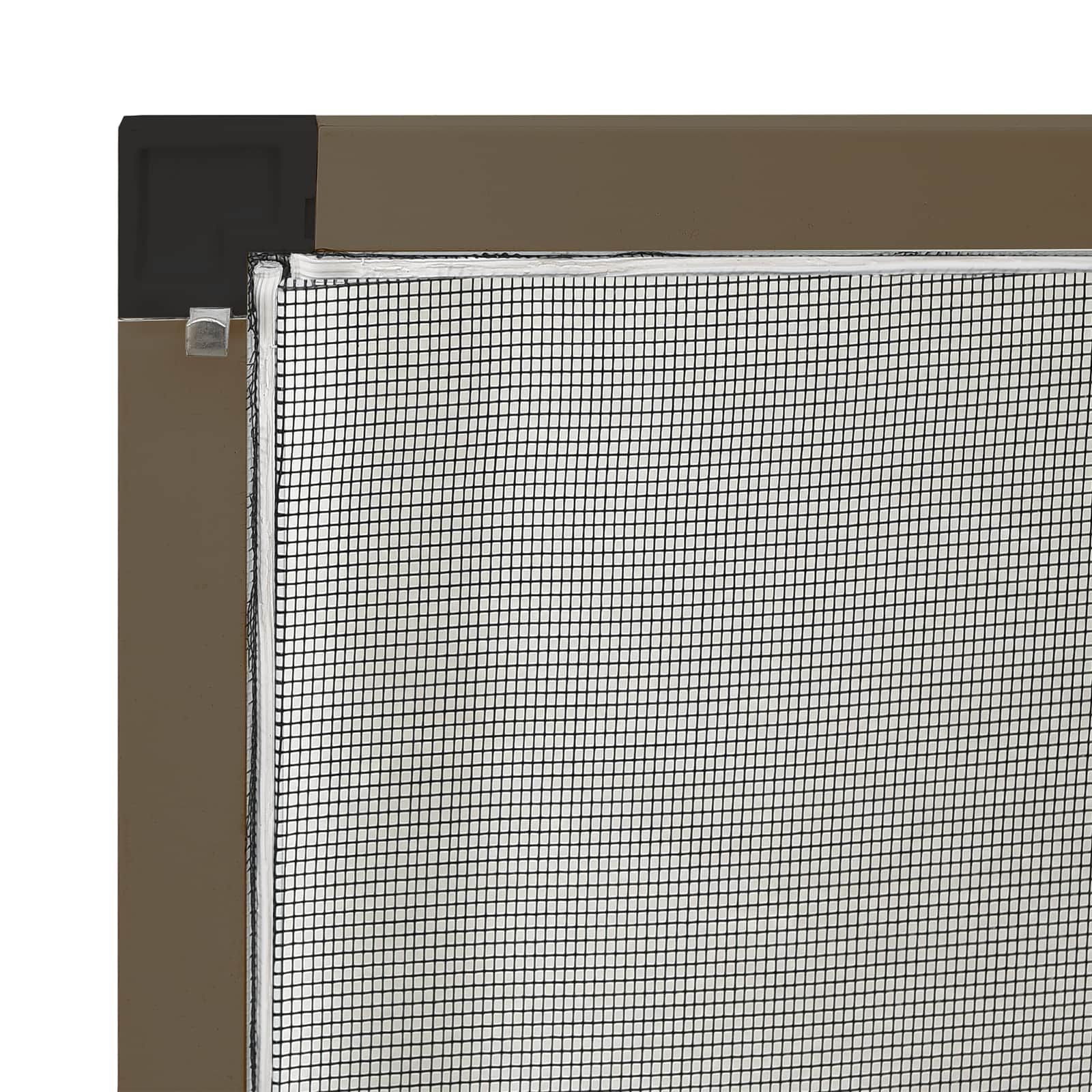 Mreža protiv insekata za prozore Smeđa 130 x 150 cm