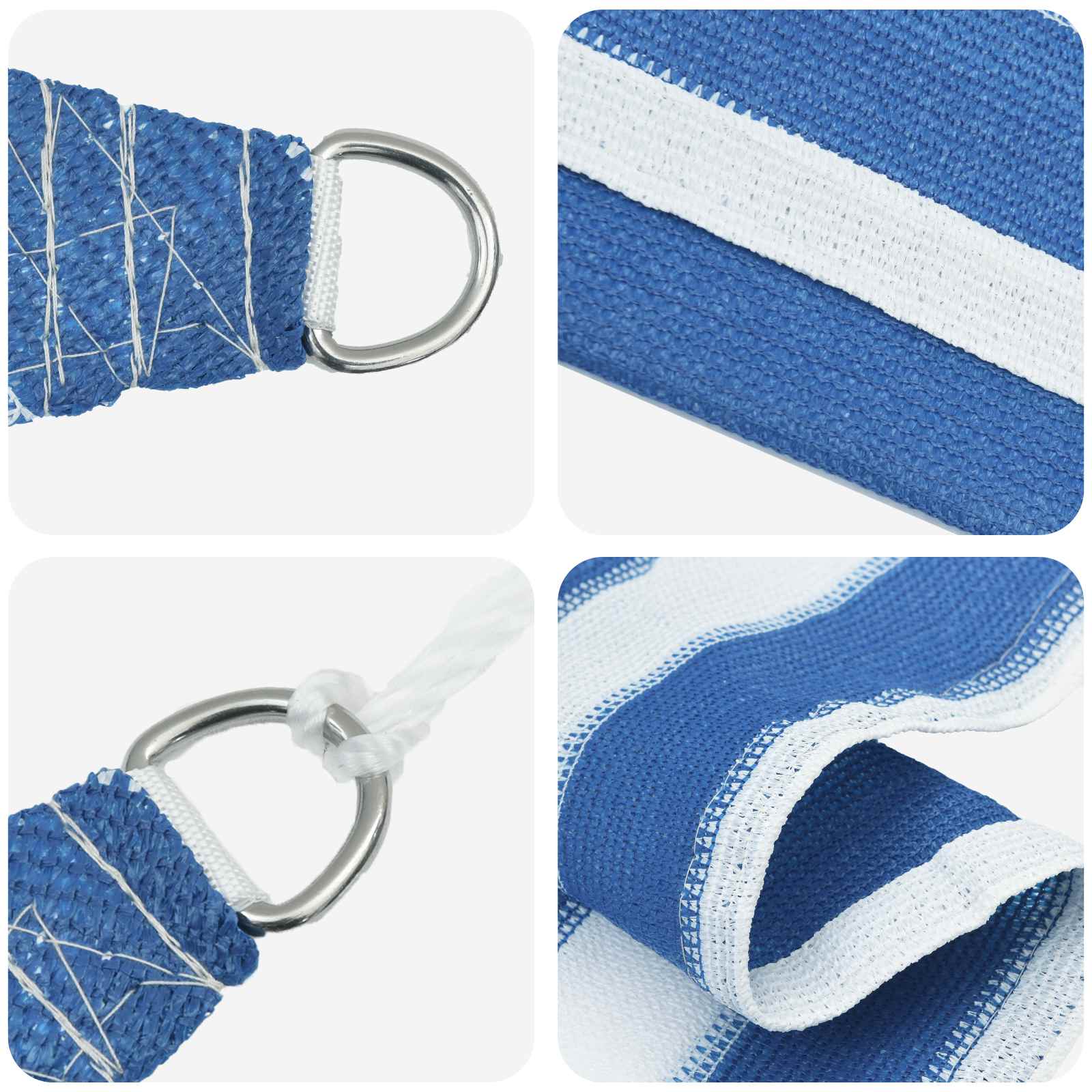 Jedrilica za sunčevu sjenu 3,5 x 3,5 x 4,9 m HDPE