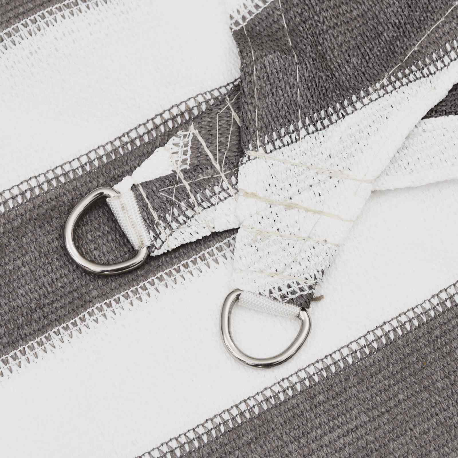 Jedrilica za sunčevu sjenu Svijetlo siva i bijela. 3 x 4,5 m