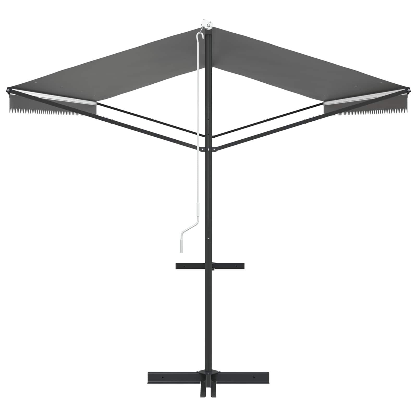 Samostojeća tend Siva 6 x 3 m Poliester