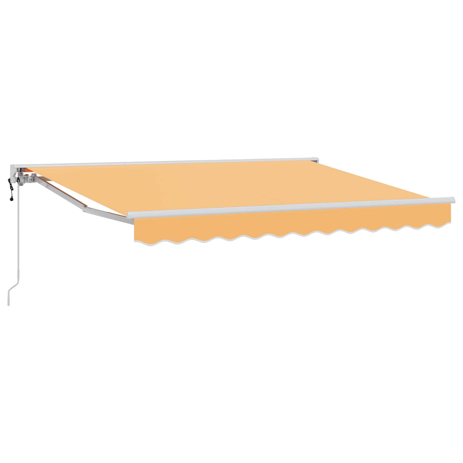 Povlačivi tende Pijesak 3,5 x 2 m Poliester i aluminij