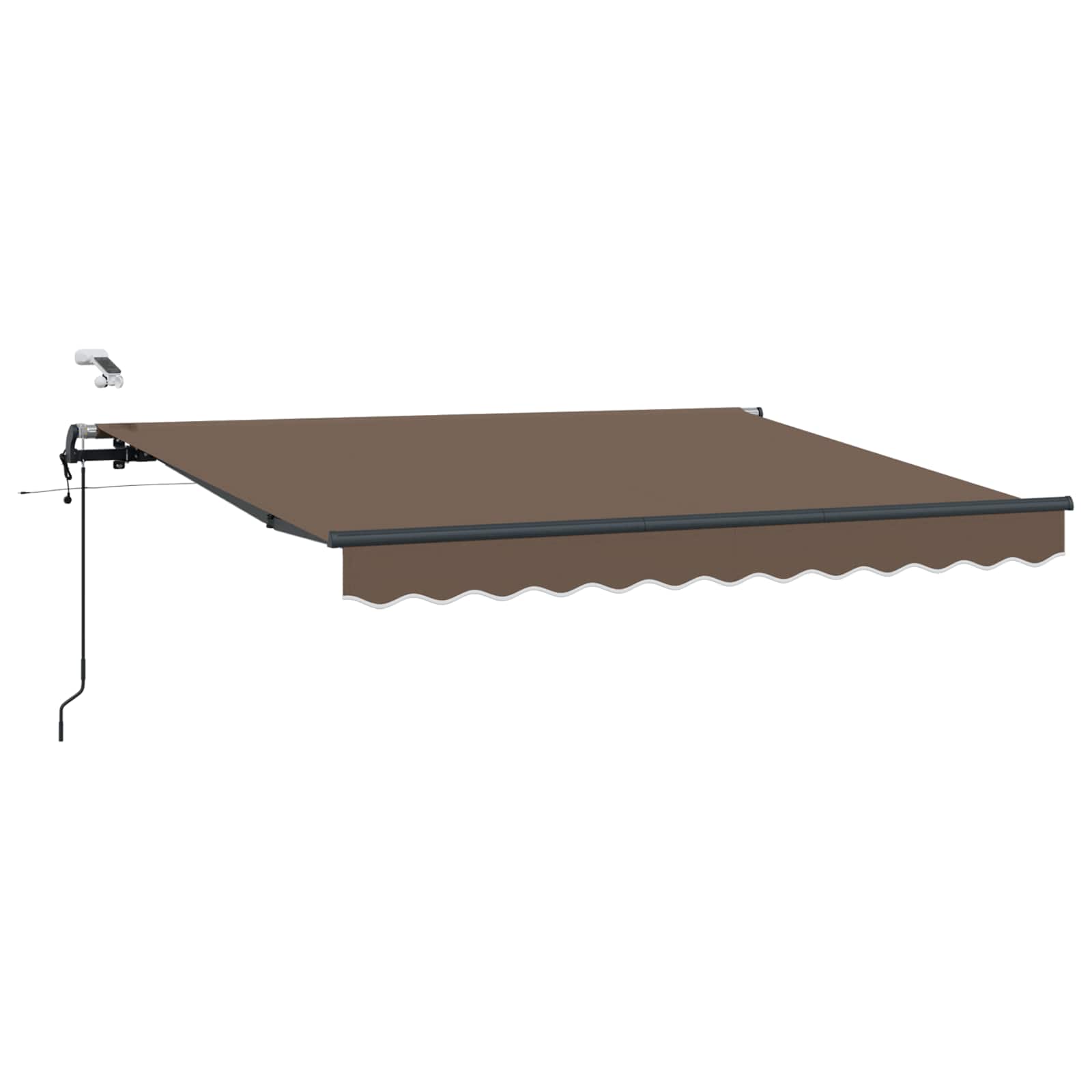 Tkanina za tende Sivosmeđa 300 x 250 cm Poliester