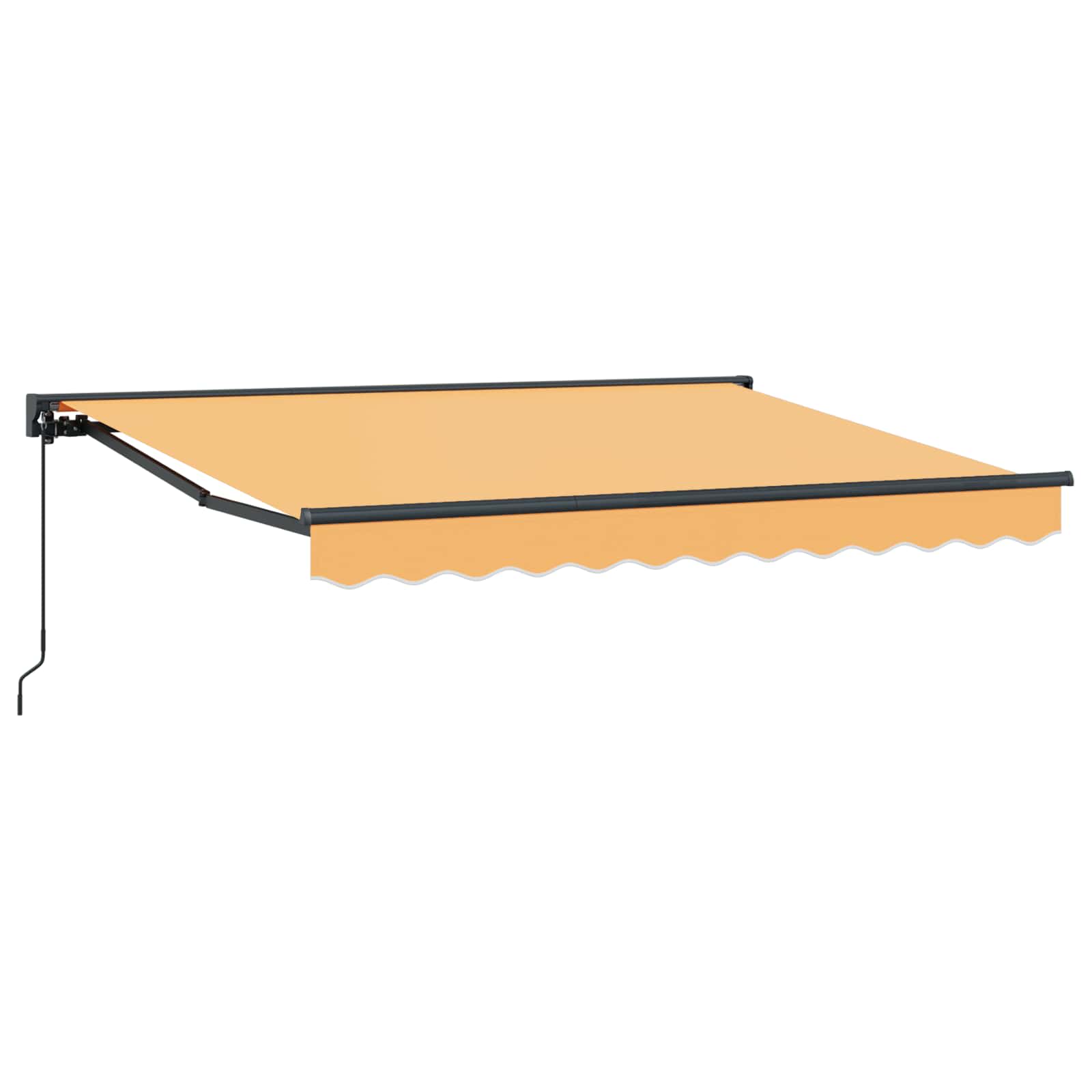 Povlačivi tende Pijesak 3,5 x 2,5 m Poliester i aluminij