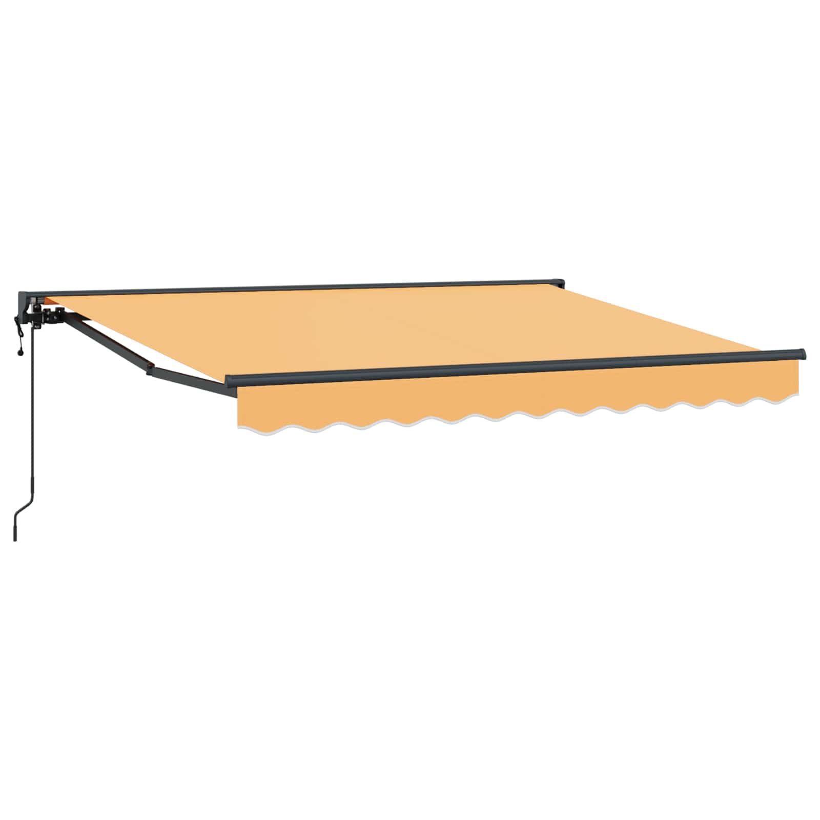 Povlačivi tende Pijesak 3,5 x 2,5 m Poliester i aluminij