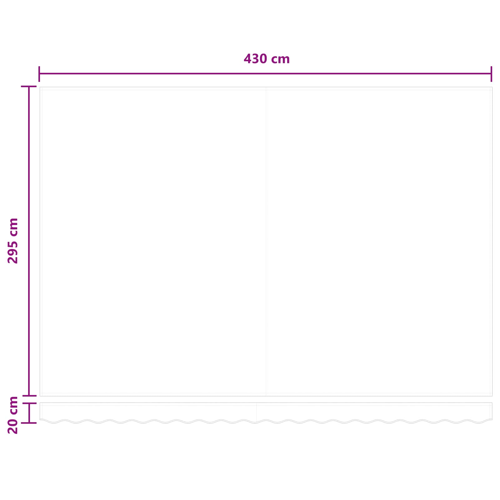 Povlačivi tende Sivosmeđa 450 × 300 cm Poliester i aluminij