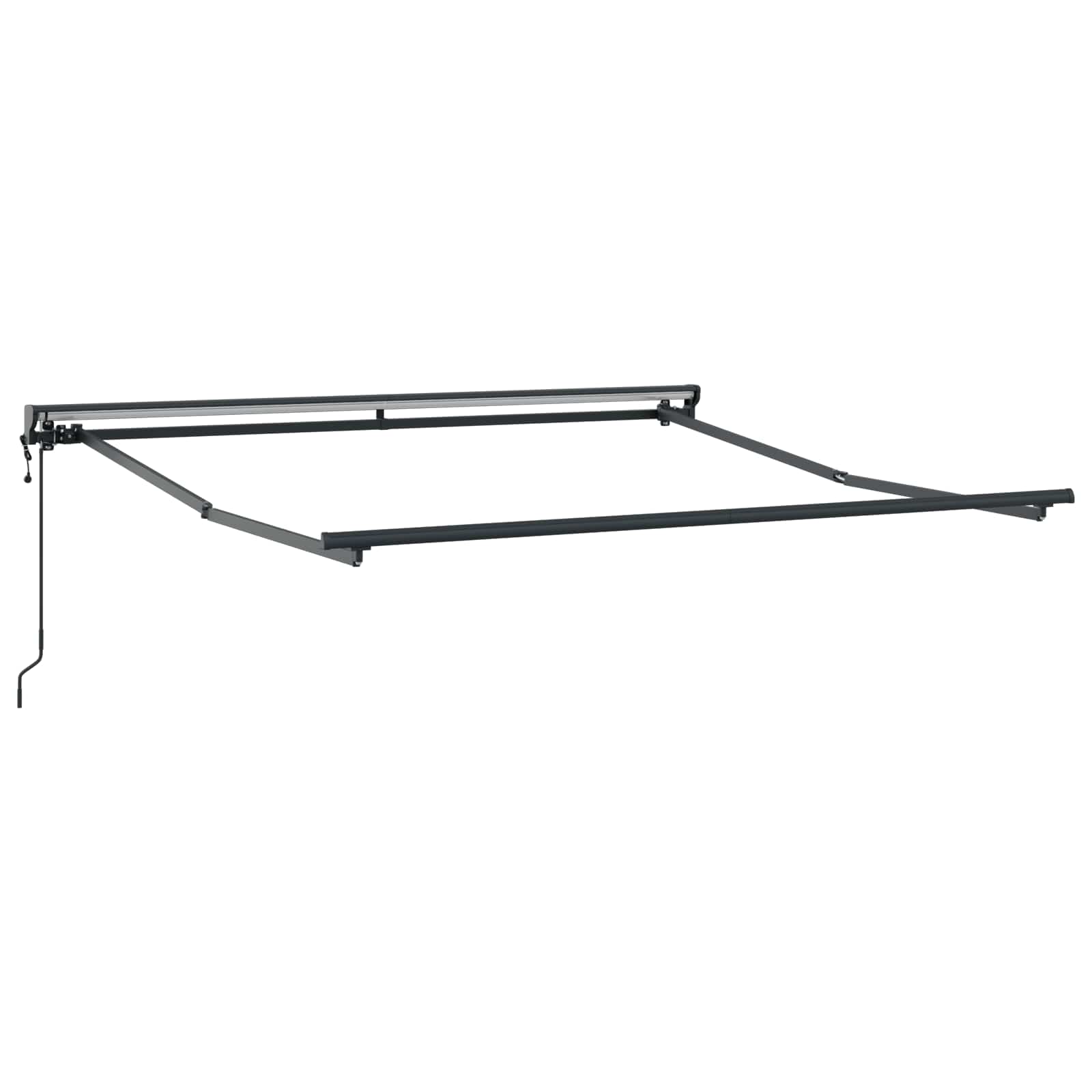 Povlačivi tende Pijesak 5 x 3 m Poliester i aluminij