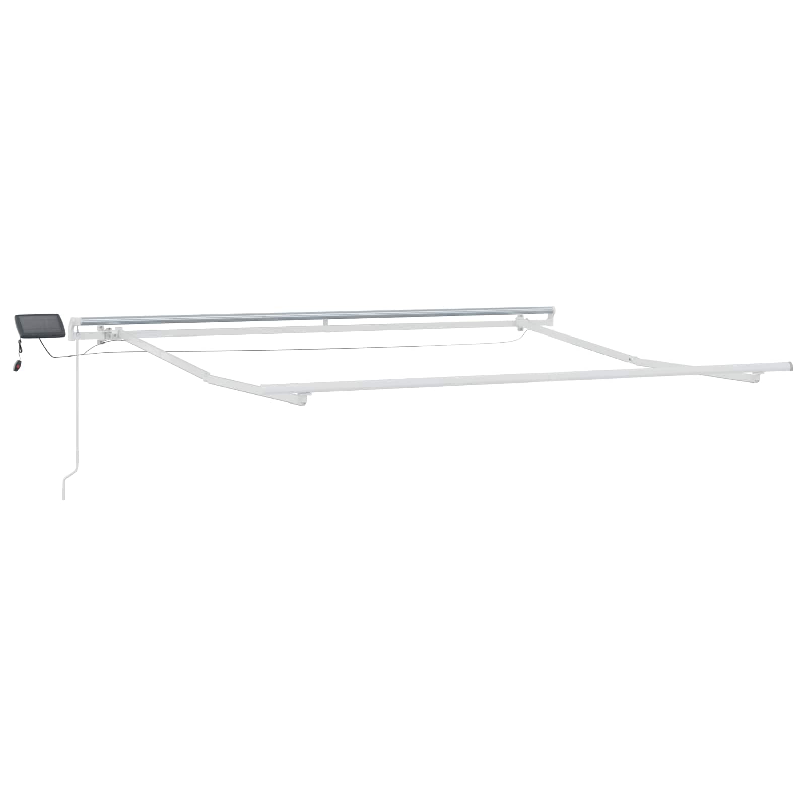 Povlačivi tende Pijesak 500 × 350 cm Tkanina i Aluminij