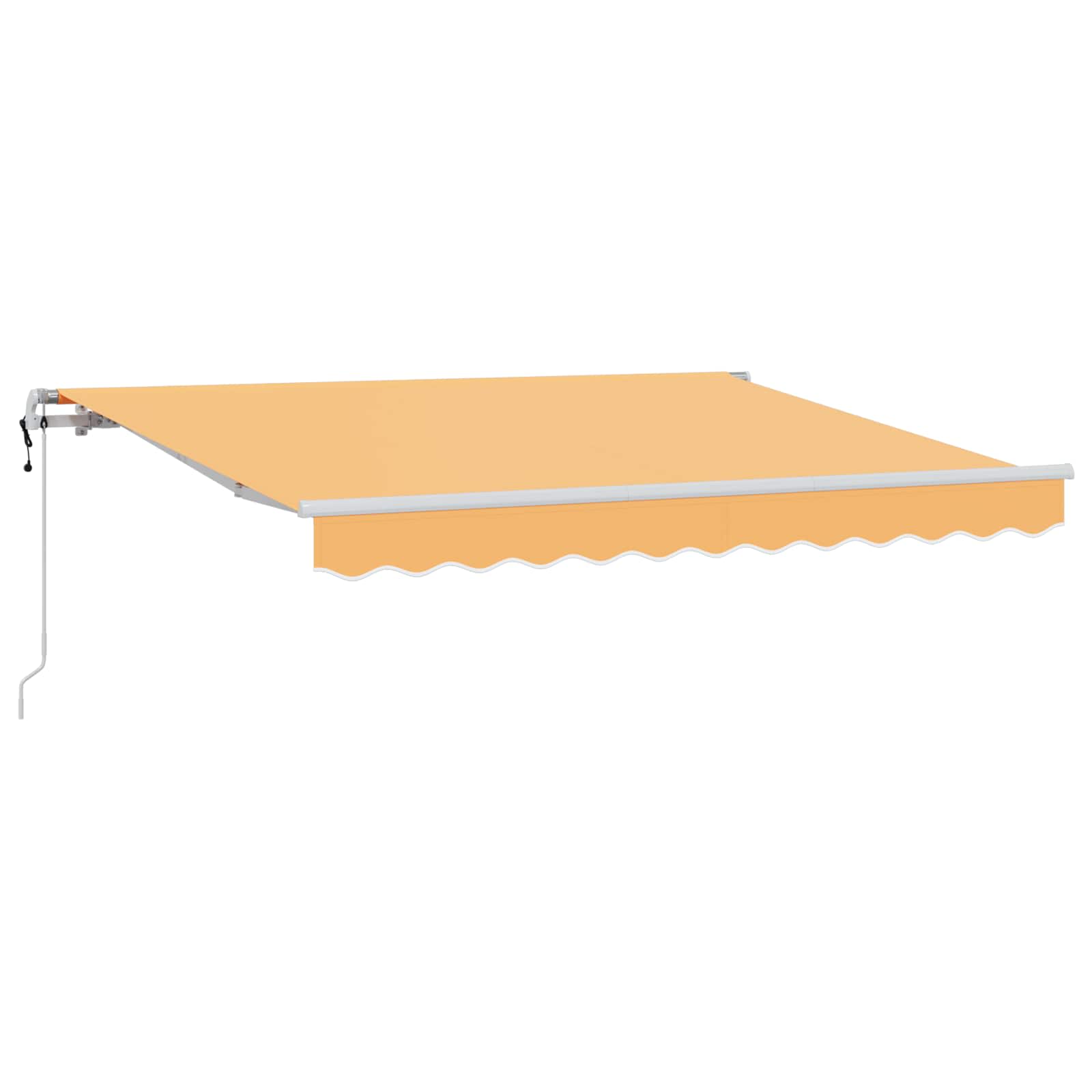 Povlačivi tende Pijesak 500 × 350 cm Tkanina i Aluminij