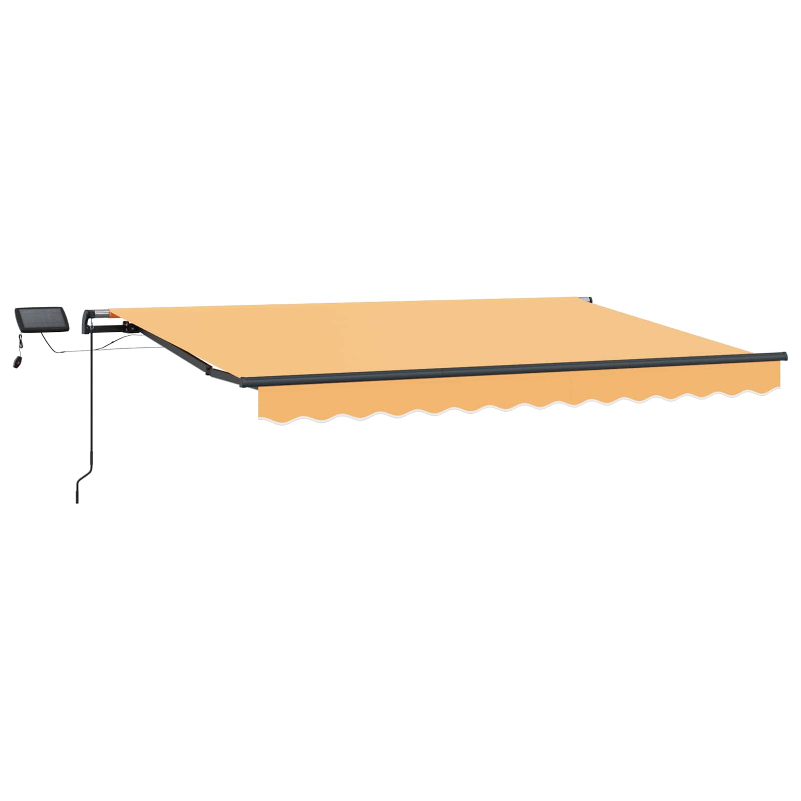 Povlačivi tende Pijesak 500 × 350 cm Tkanina i Aluminij