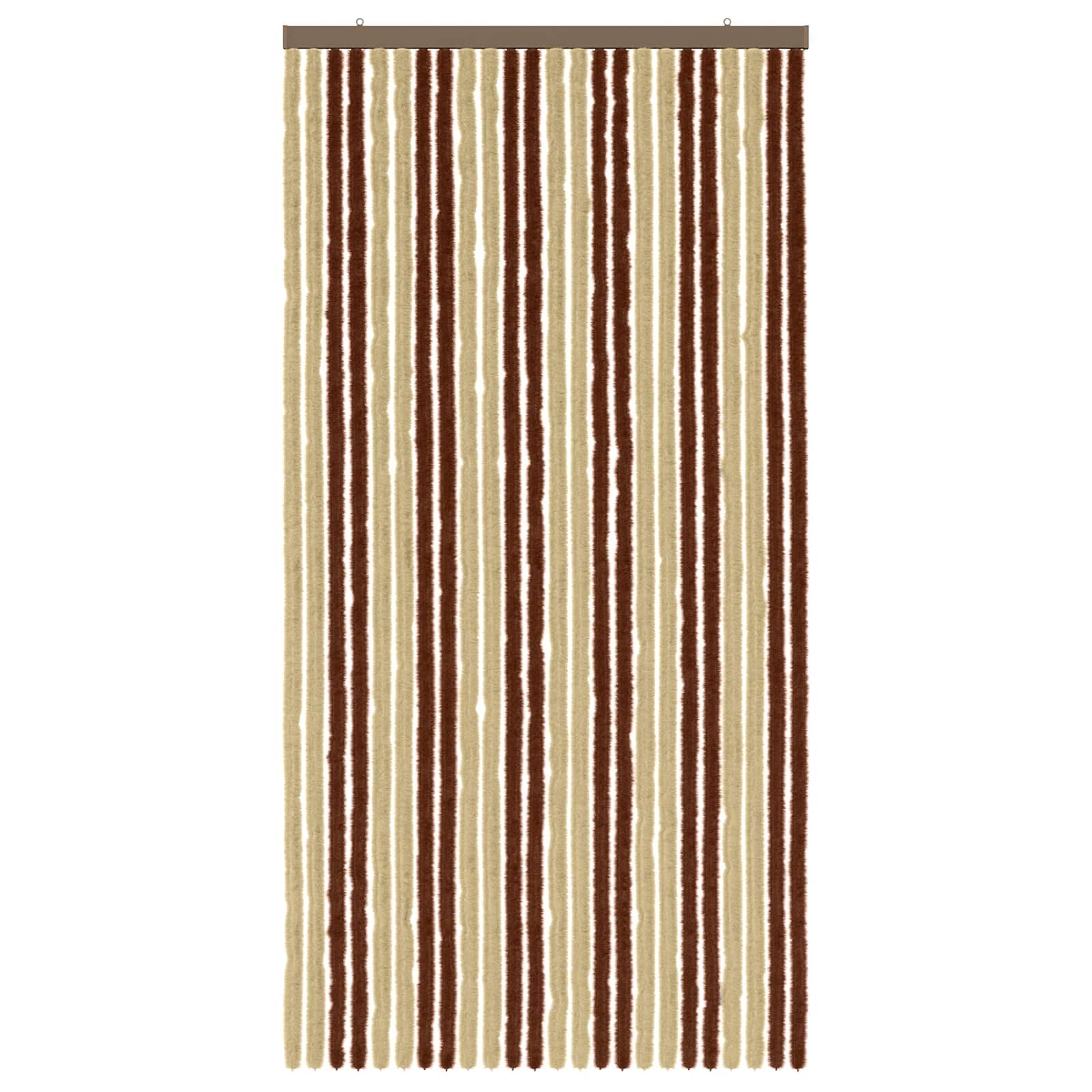 Zavjesa protiv insekata Chenille Smeđa i bež 100 x 200 cm
