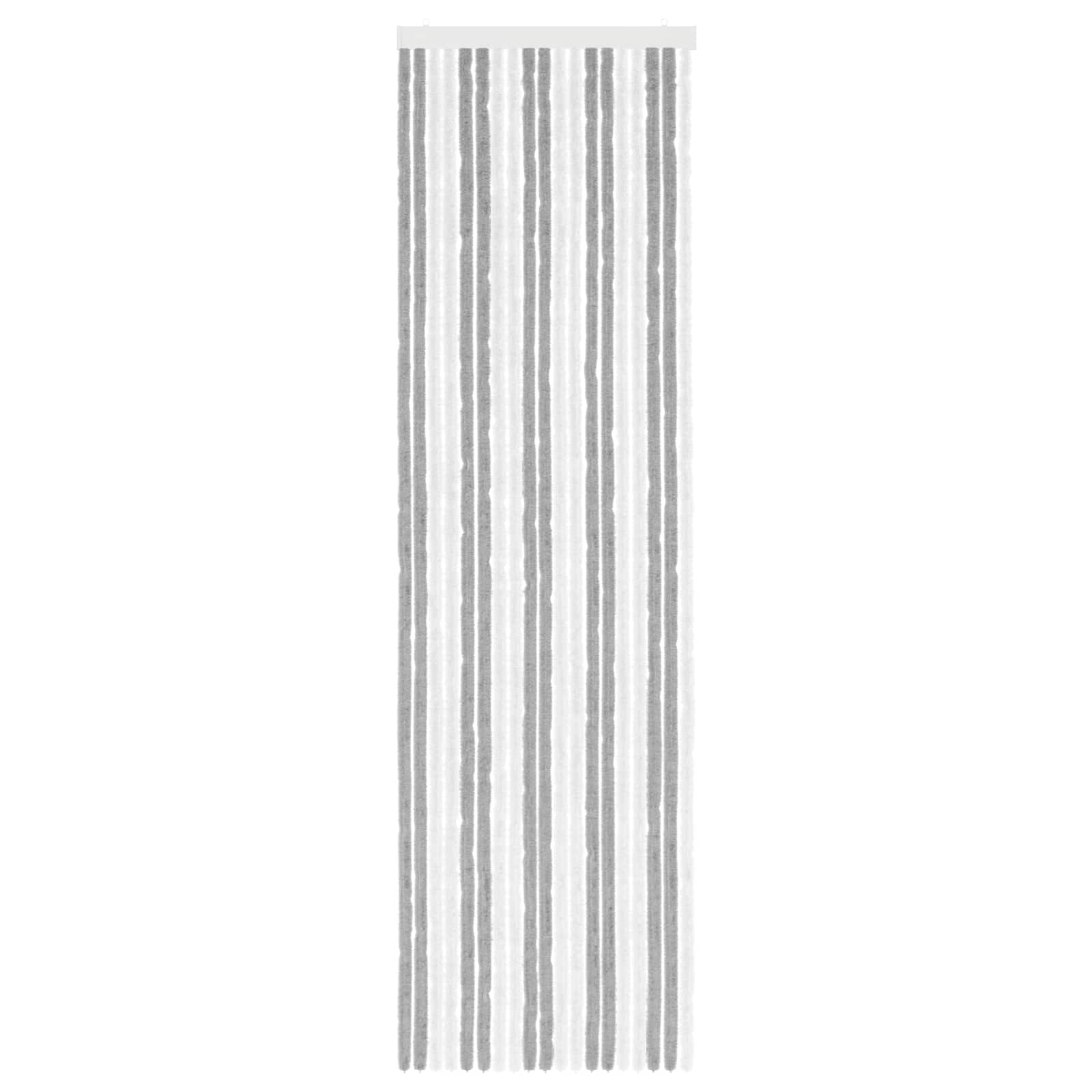 Zavjesa protiv insekata Chenille Siva i bijela 56 x 200 cm