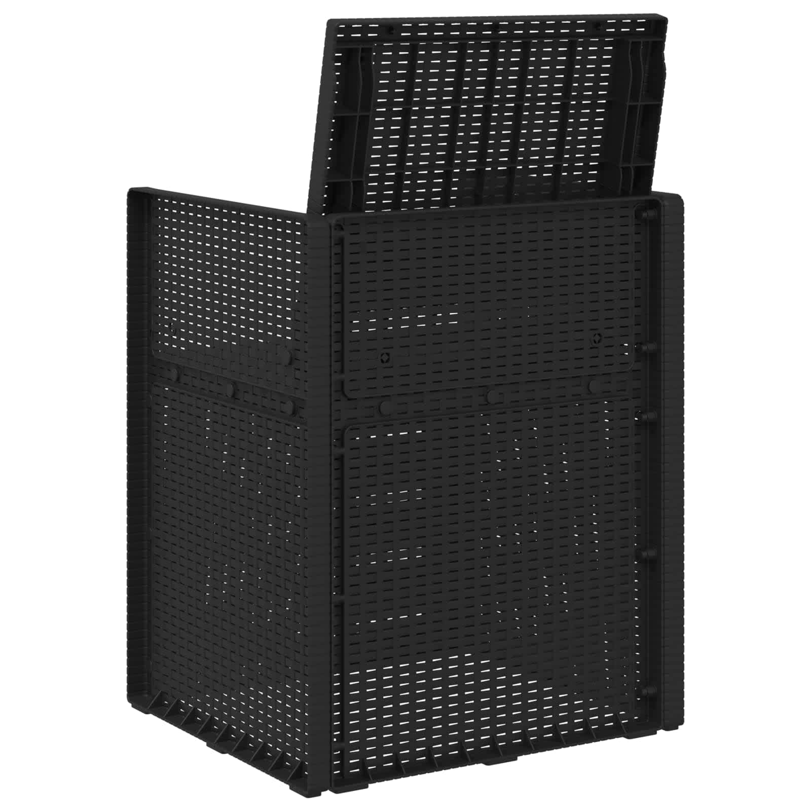 Vrtne stolice za blagovanje 2 pcs Antracit 53 x 47 x 88,5 cm PP