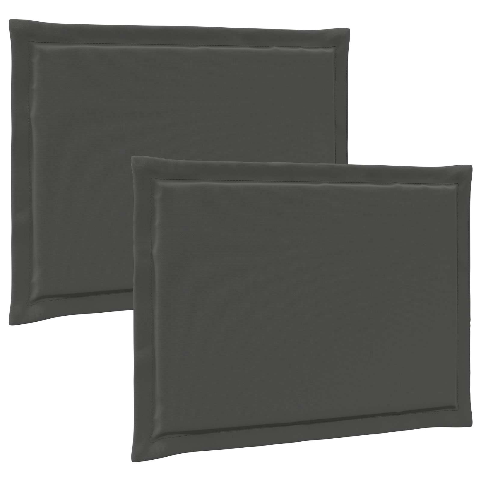 Jastučići za sjedenje 2 pcs Antracit 47 x 36 x 2 cm Poliester