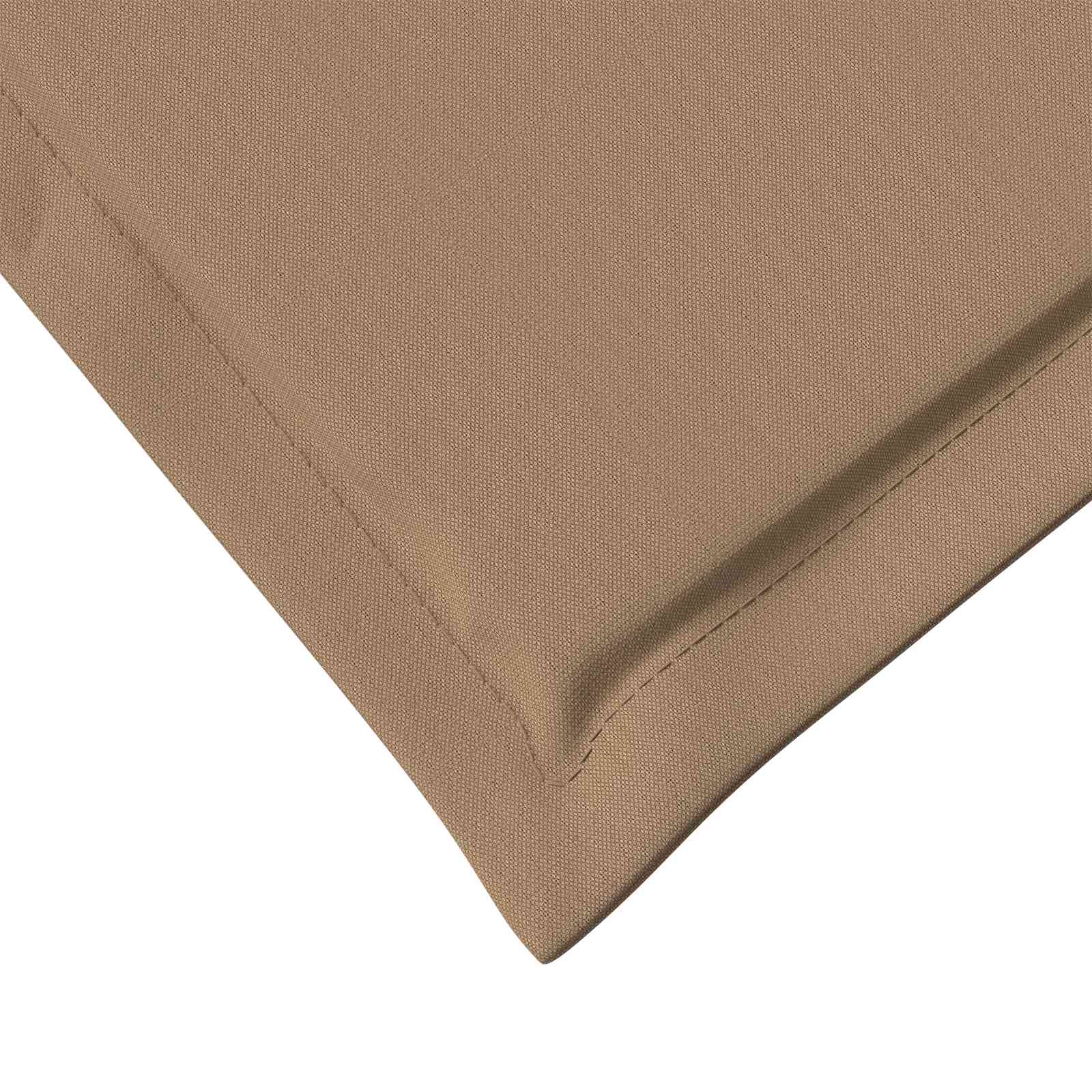 Jastučići za sjedenje i leđa 2 pcs Sivosmeđa 47 x 45 x 2 cm