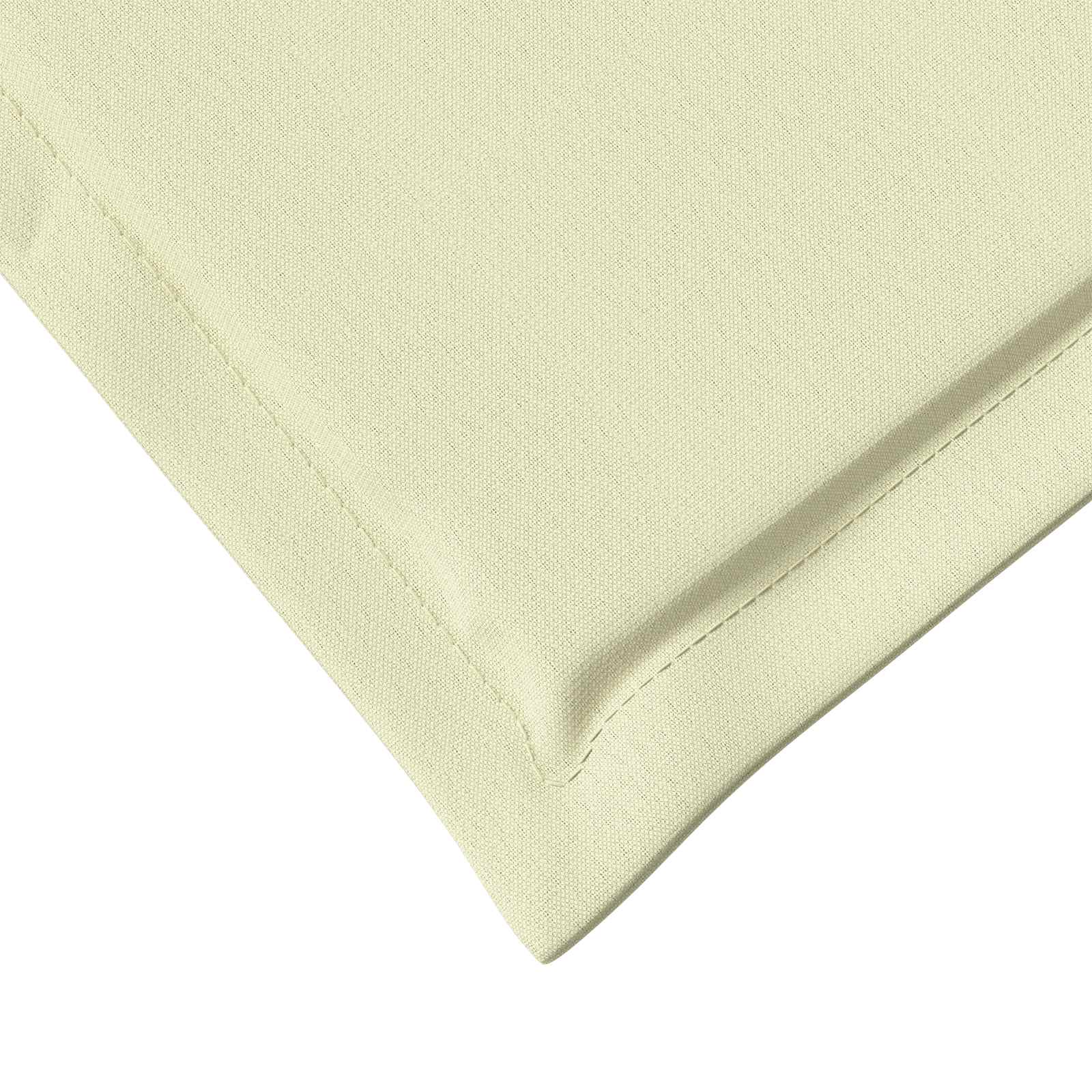 Jastučići za sjedenje i leđa 4 pcs Krem 47 x 45 x 2 cm