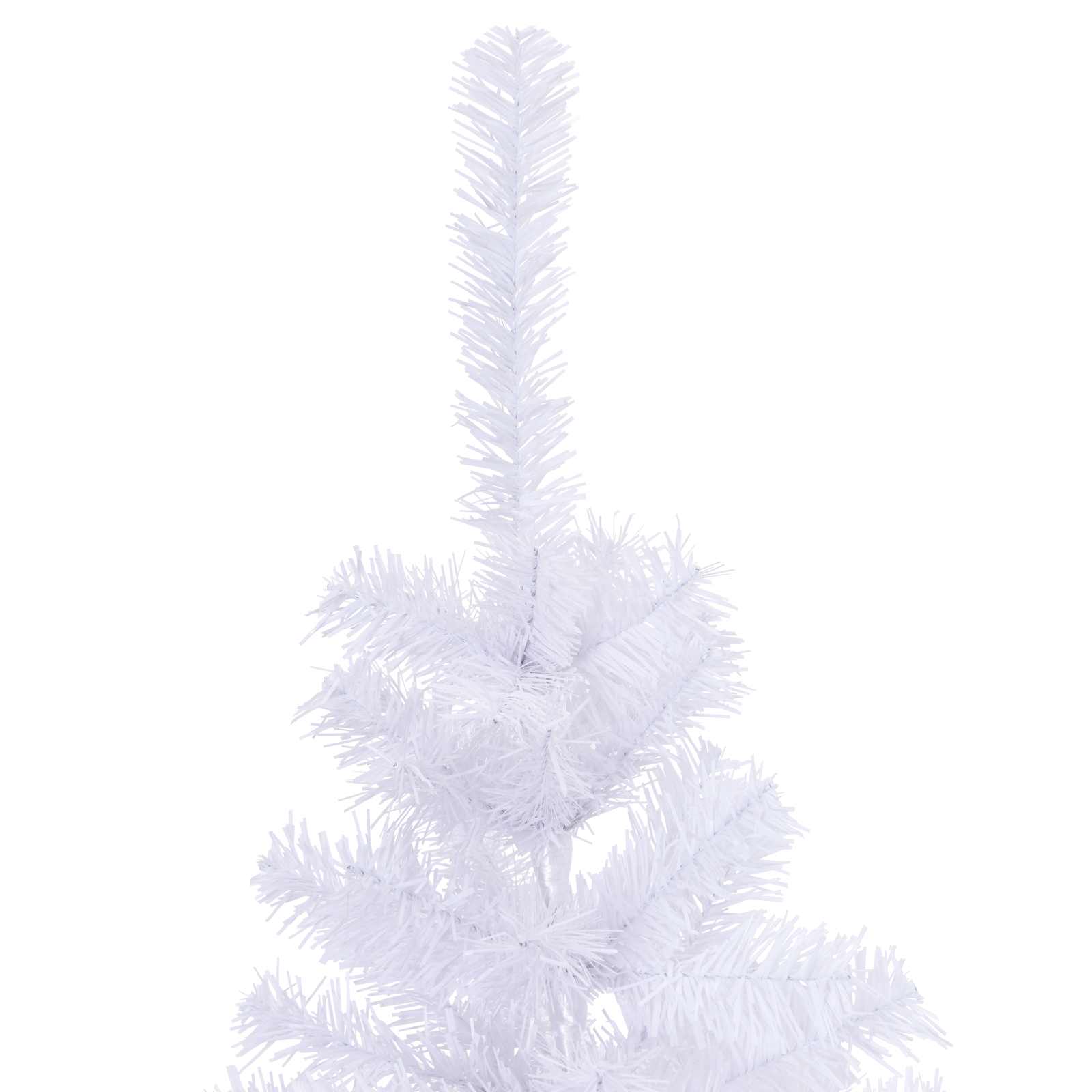 Umjetno božićno drvce s stalakom Bijelo 150 cm PVC i čelik
