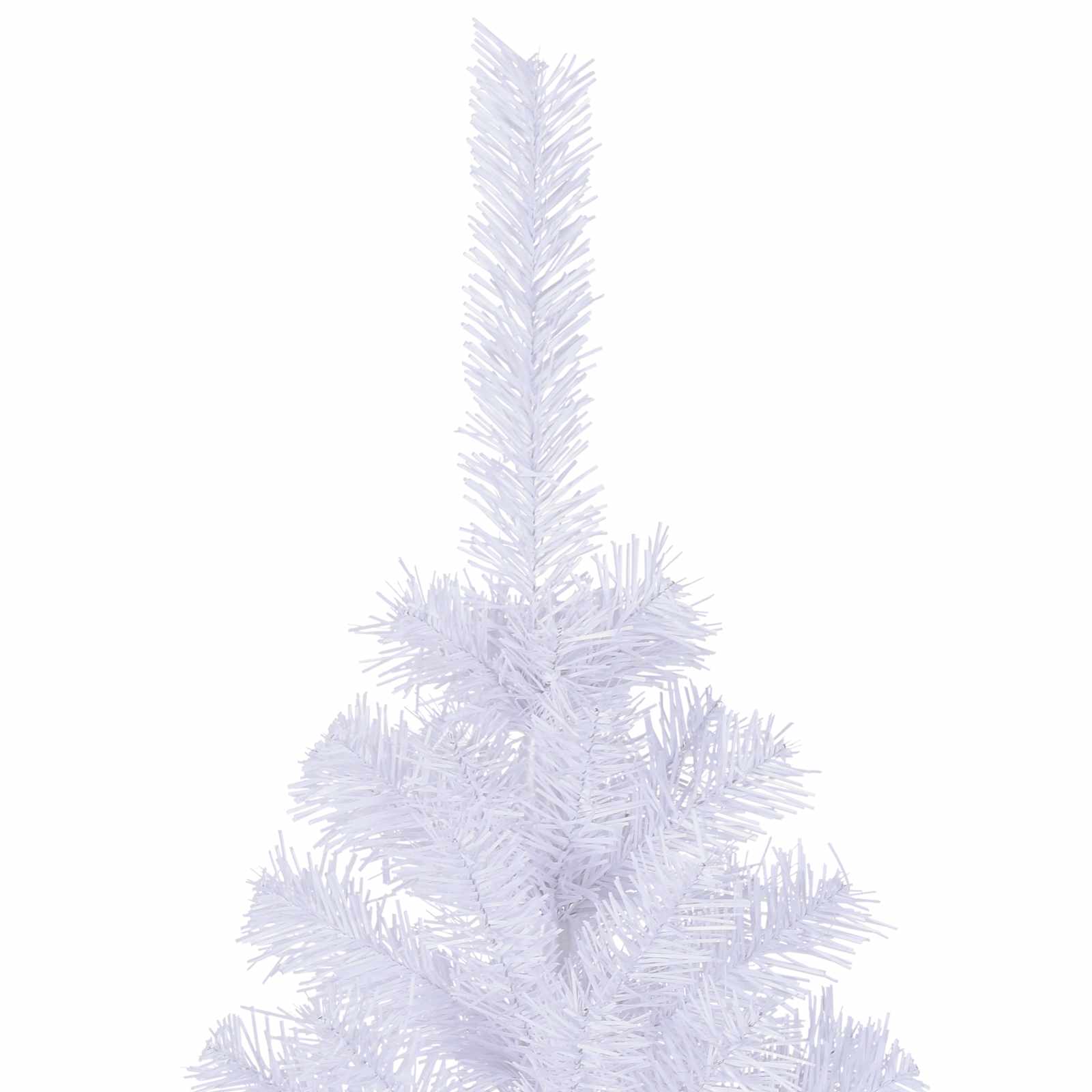 Umjetno božićno drvce s stalakom Bijelo 210 cm PVC i čelik