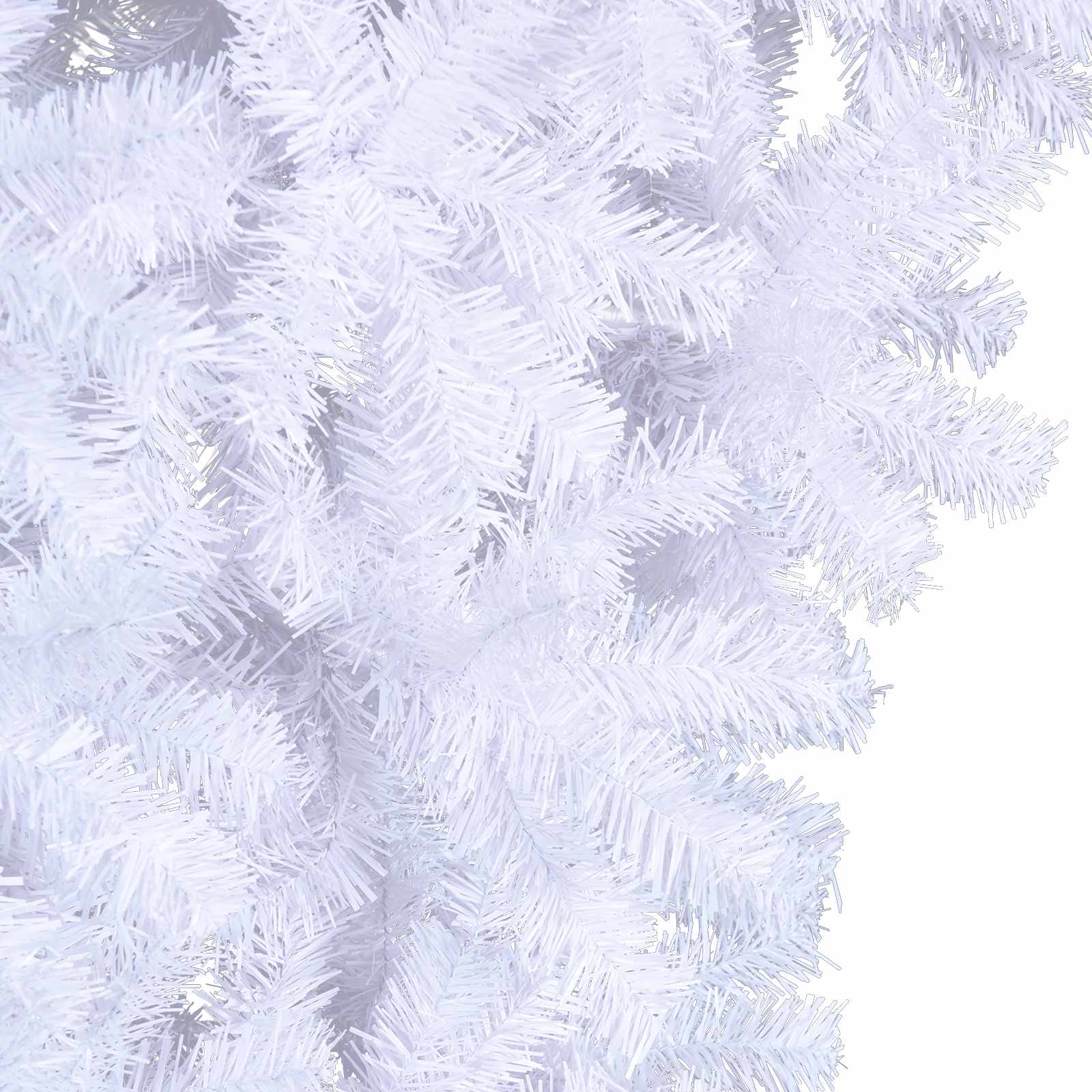 Umjetno božićno drvce s stalakom Bijelo 240 cm PVC i Čelik