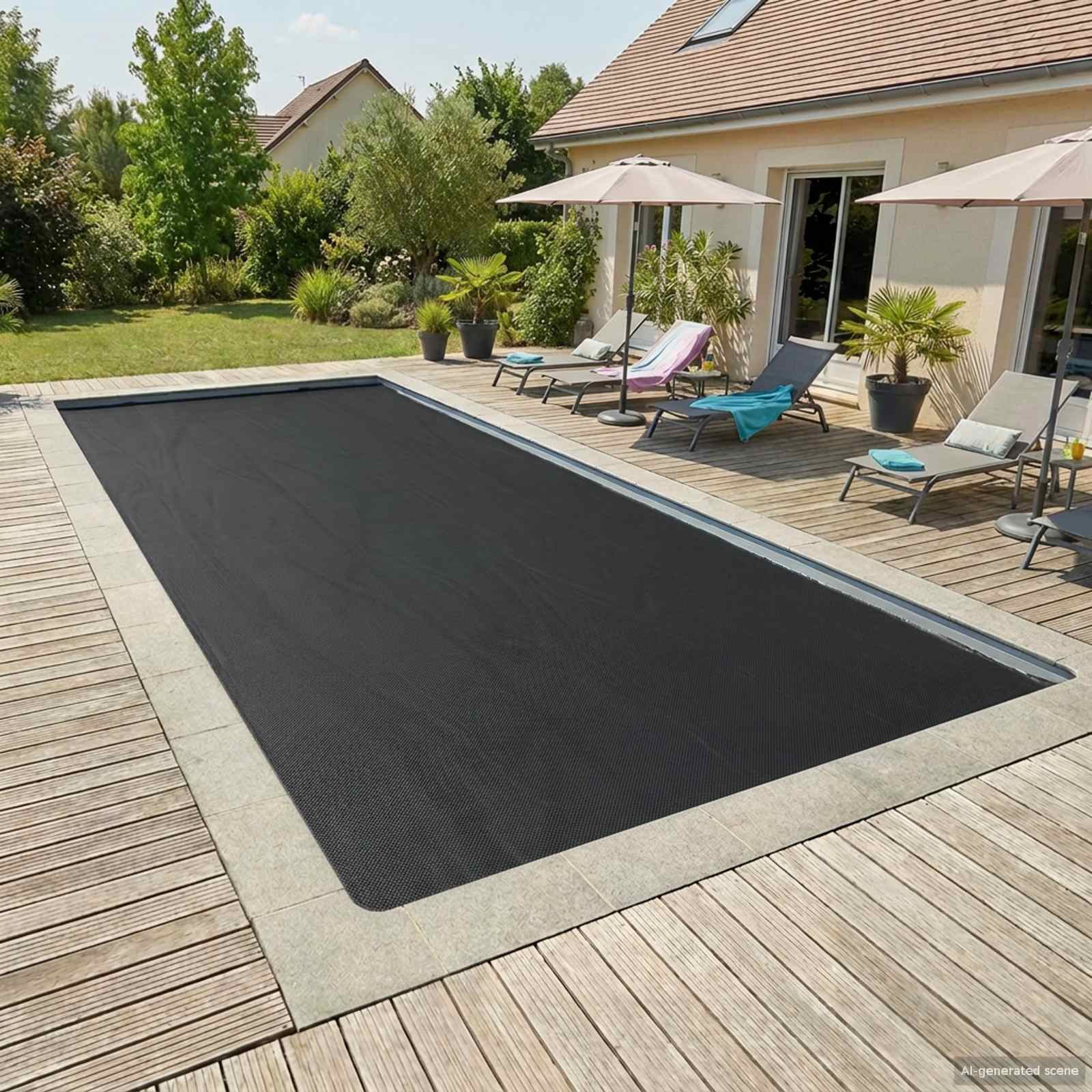Solarna pokrivača za bazen teške kvalitete 800 x 400 cm 200 μm