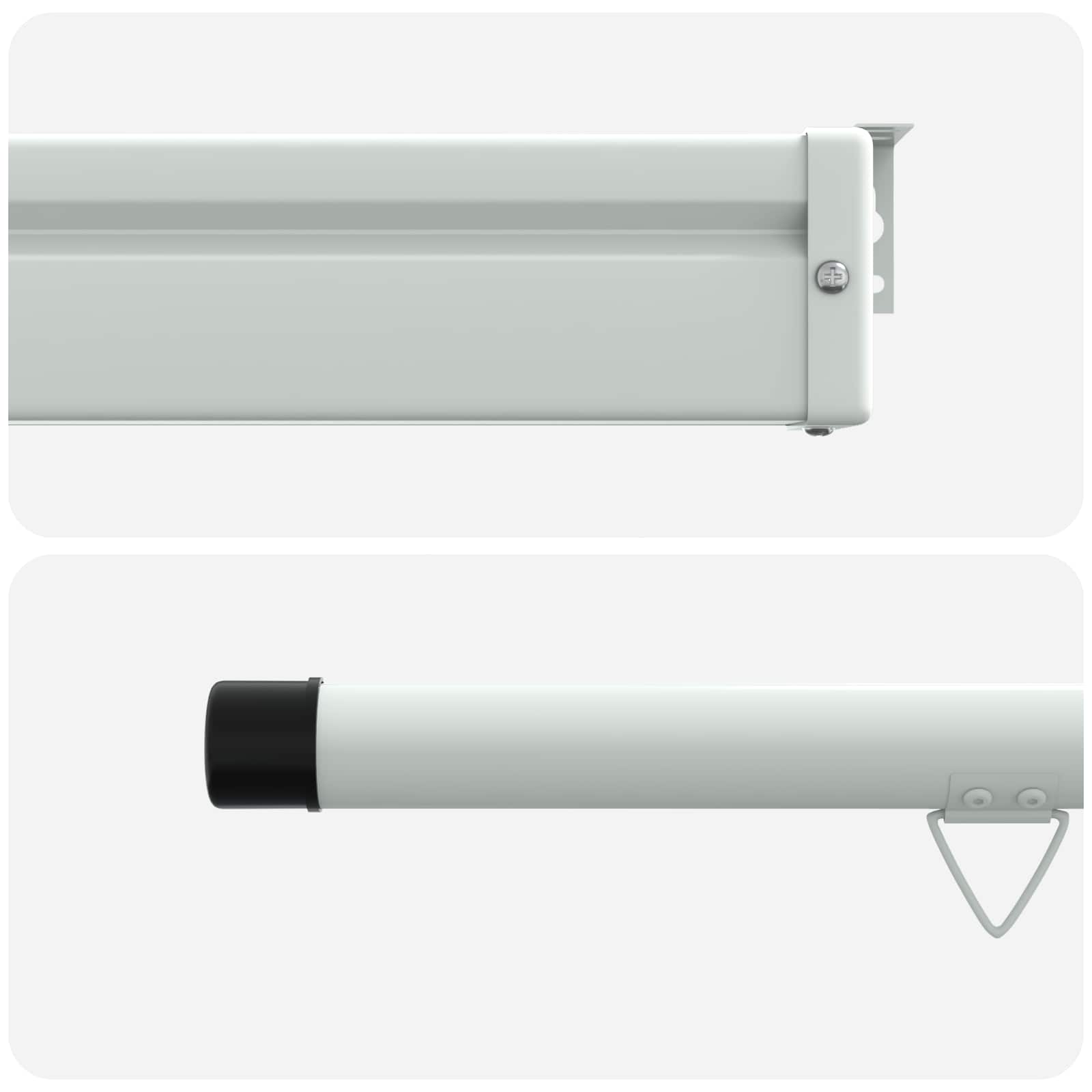 Balkonski bočni awning 100% poliester, željezo, čelik
