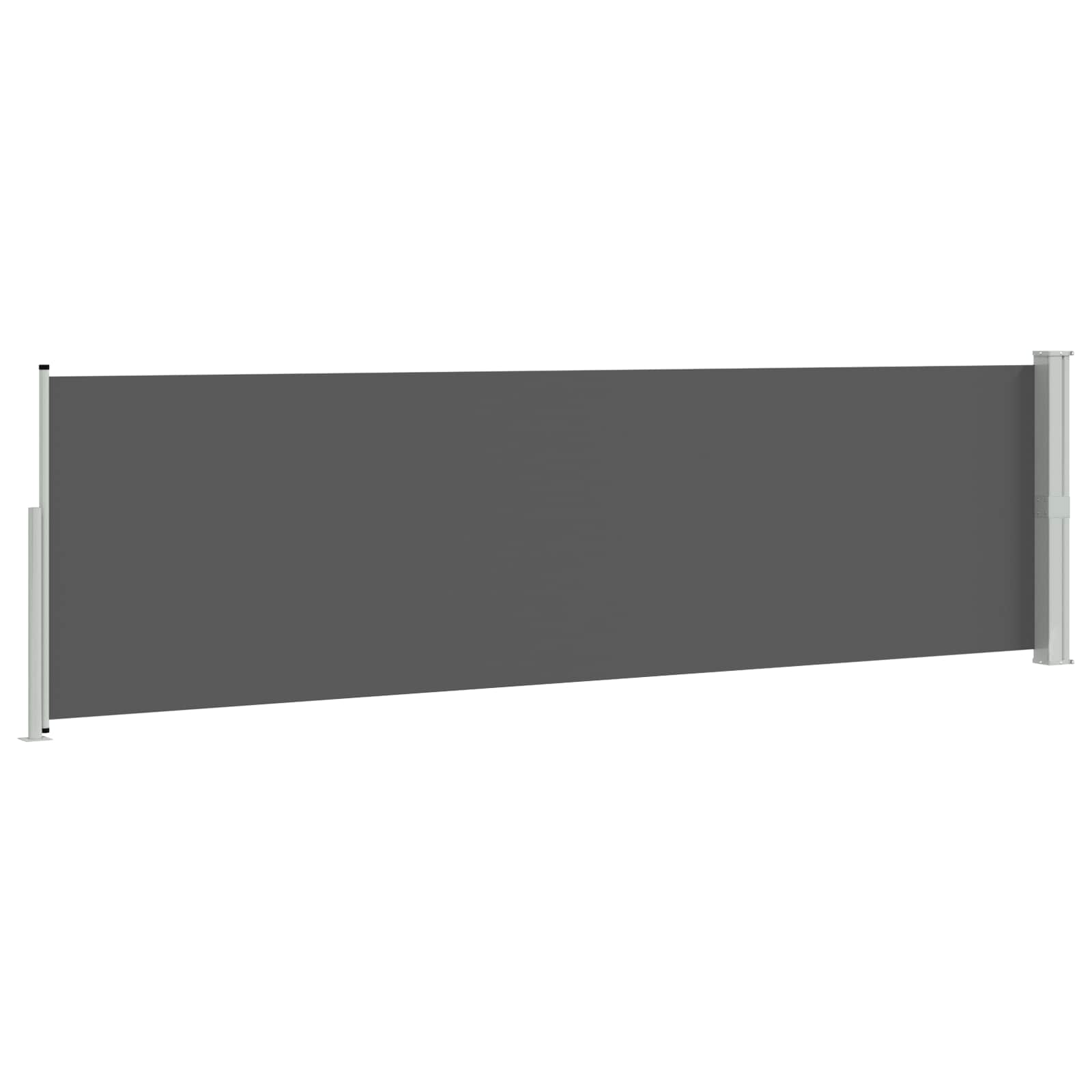 Retraktabilna bočna tende Antracit 500 x 140 cm Poliester