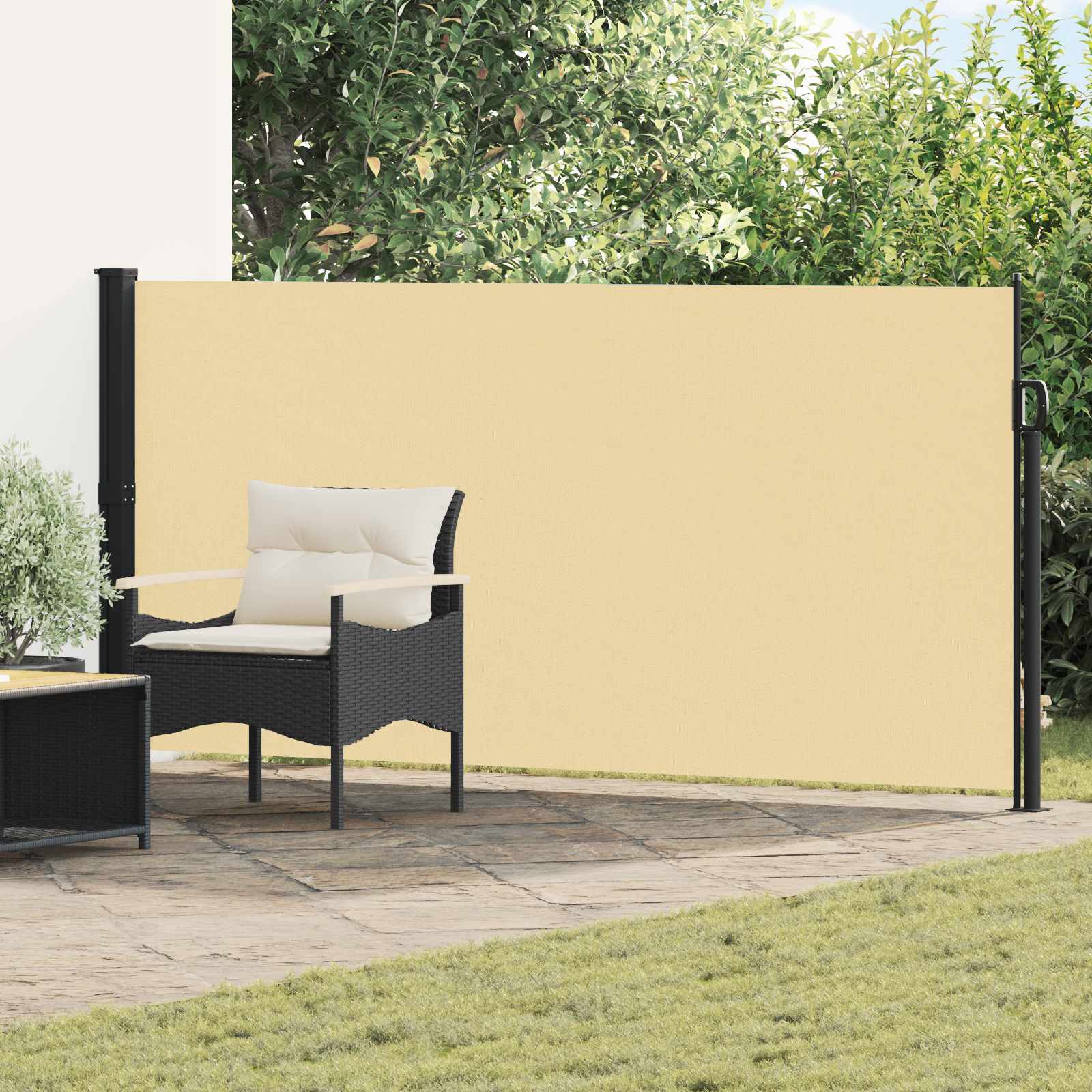 Retraktabilna bočna tende Pijesak 600 x 160 cm Poliester